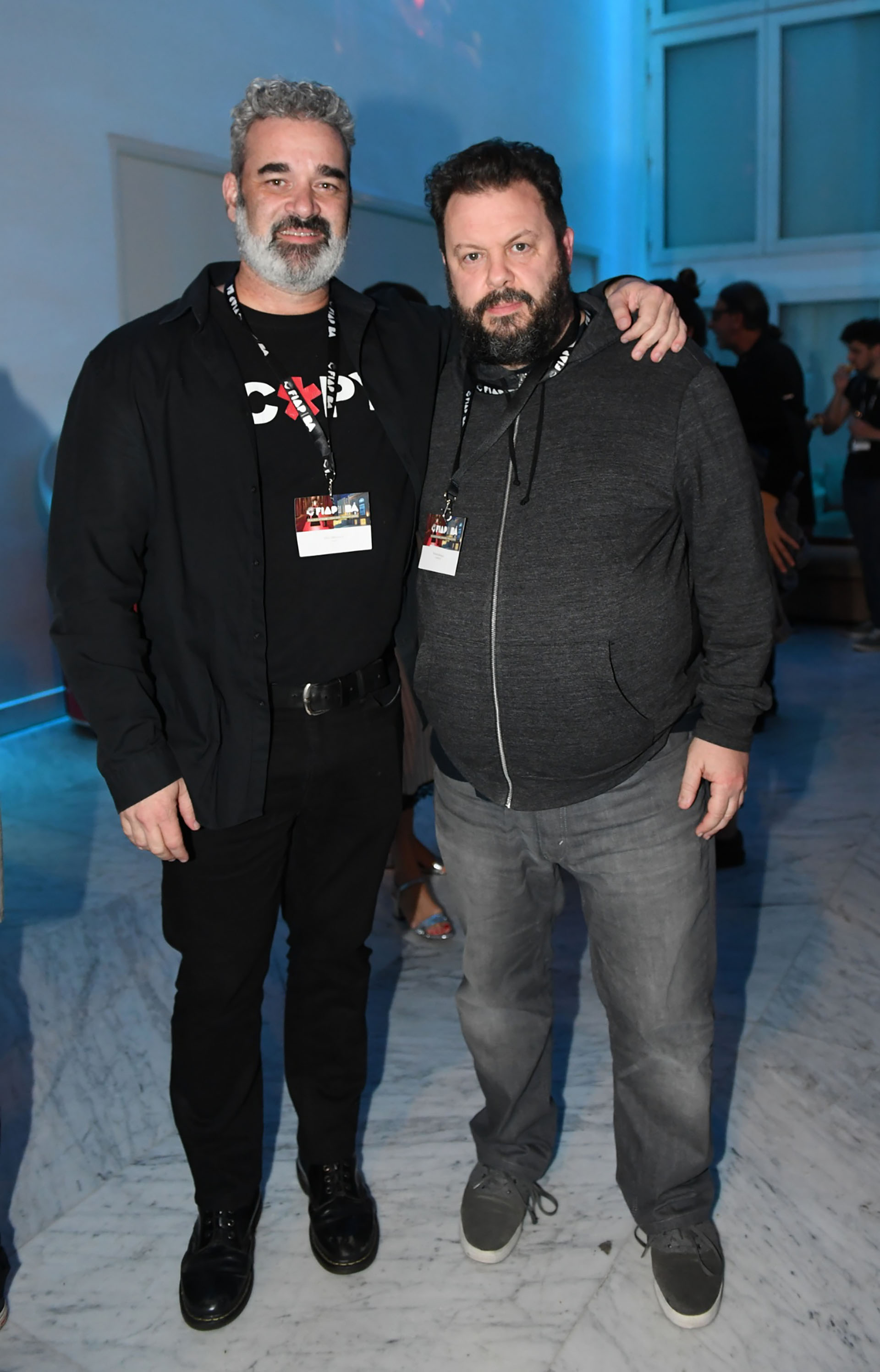Mike Alfonseca (jurado de FIAP 2018) y Esteban Martucci (fundador y director de SelfContent)