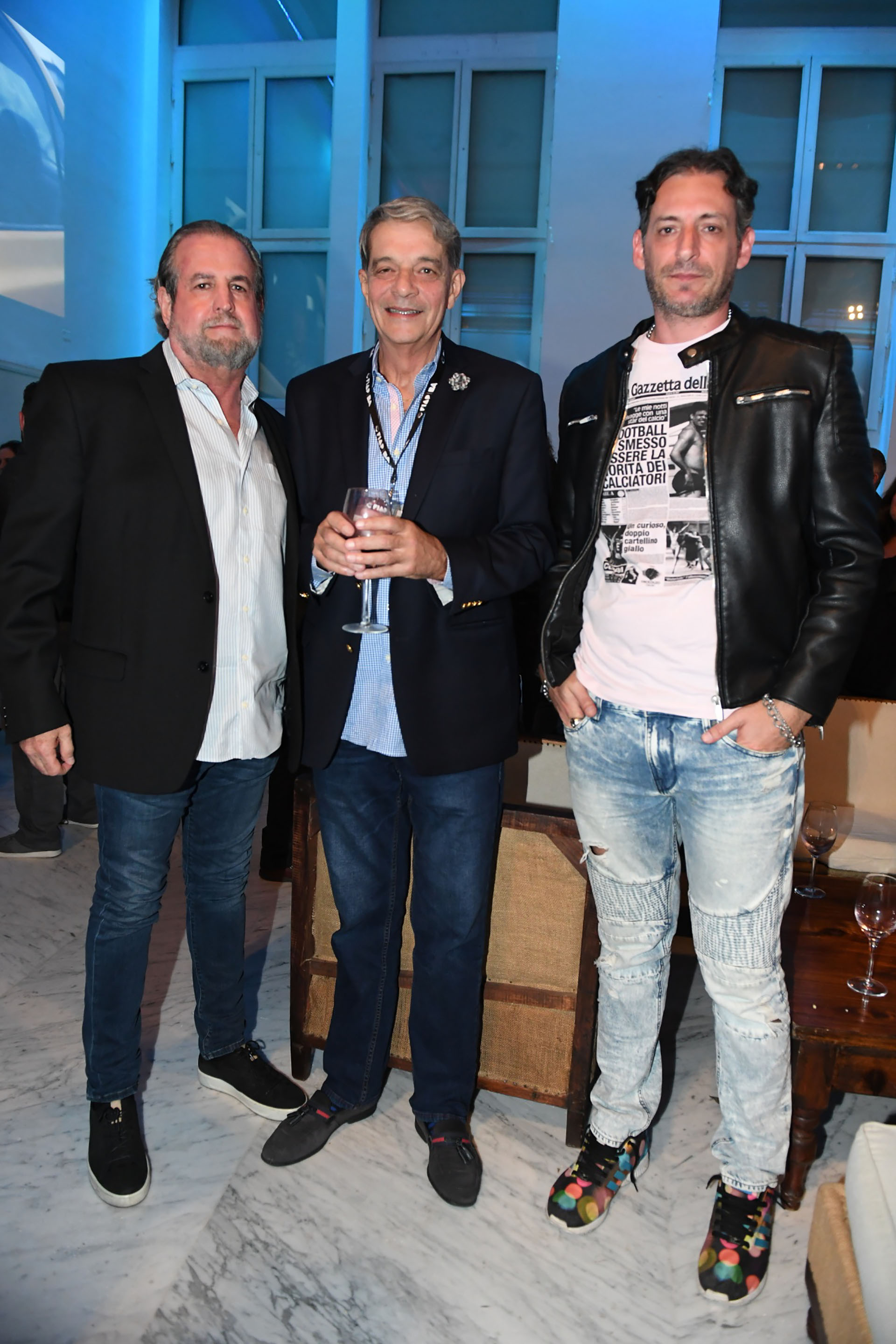 Alberto Slezynger (artista musical) Antonio Delgado (FCB International Alliances) y Diego Castillo