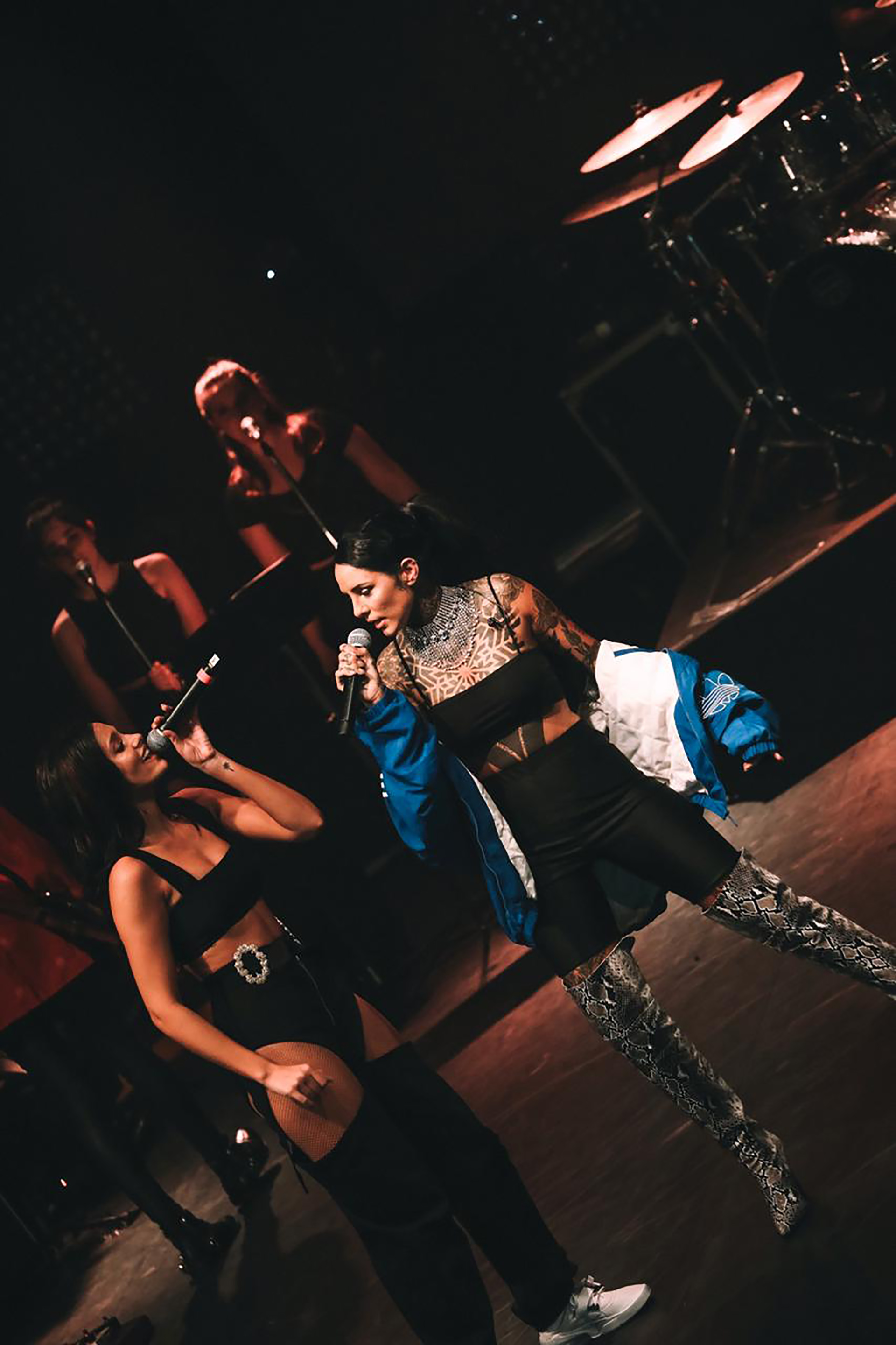 Promediando el show de Oriana, Cande Tinelli subió al escenario
