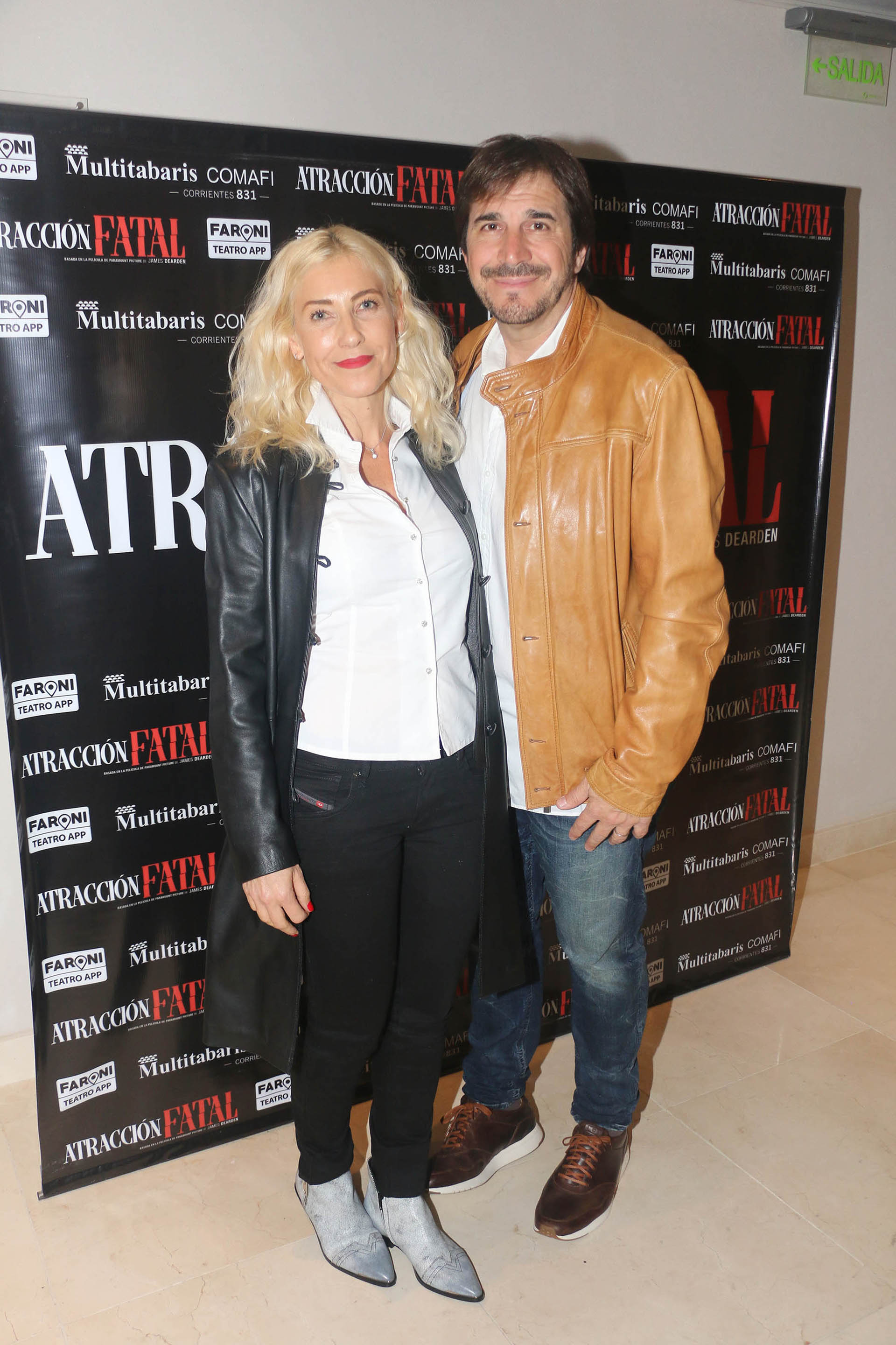 Javier Faroni y su mujer