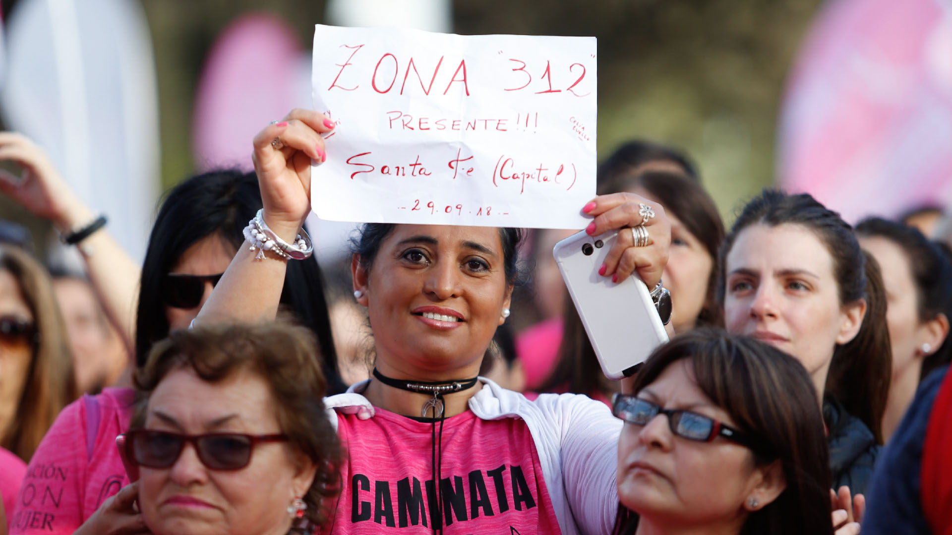 Mujeres de todo el país llegaron hasta la capital bonaerense para formar parte del evento