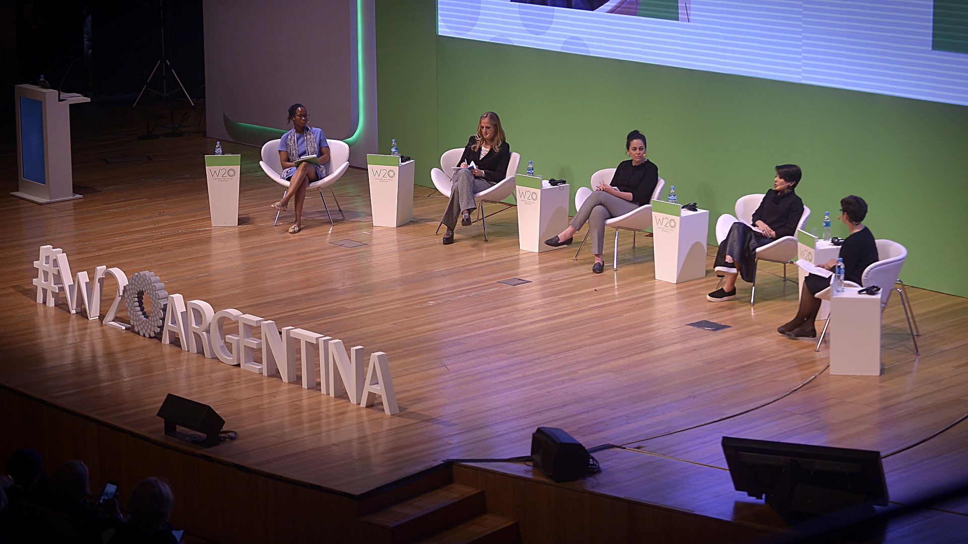 El panel de inclusión digital del W20 (Gustavo Gavotti)