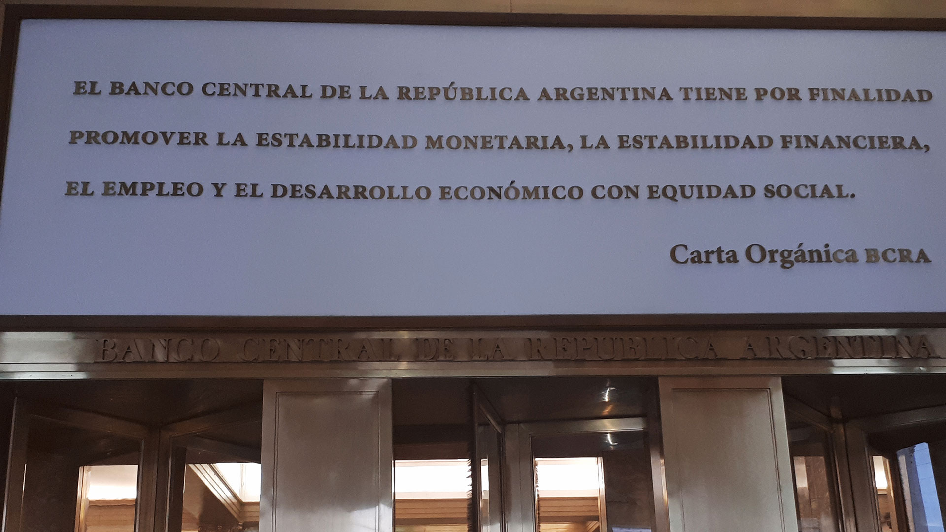 Los postulados de la Carta Orgánica del BCRA pocas veces se han honrado en la Argentina