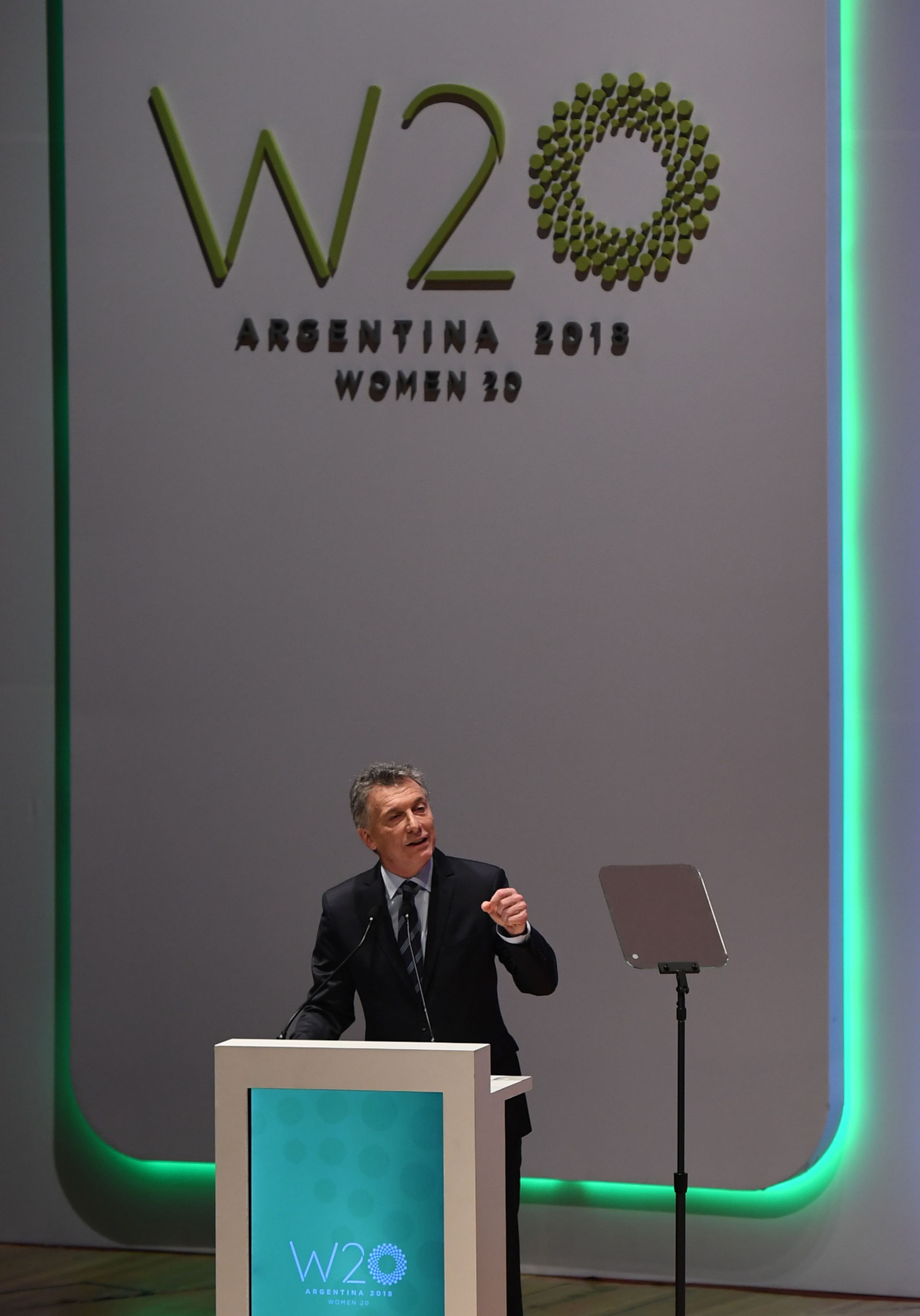 Macri aseguró que la poñítica de género es un eje transversal de todo el G20 Argentina