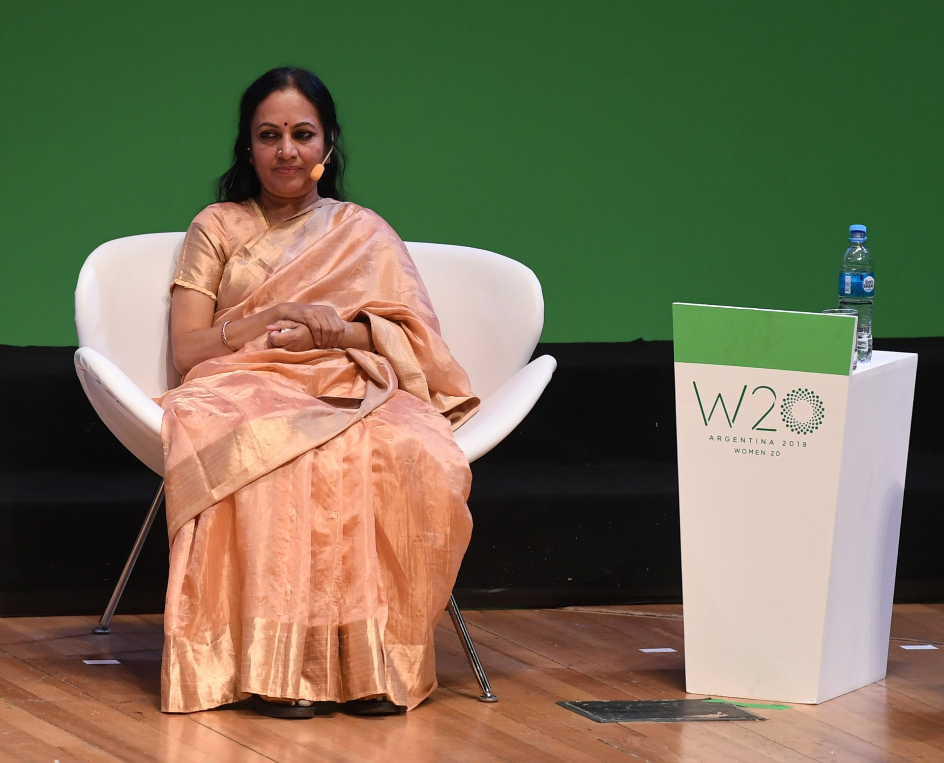 Bhanumathi Narasimhan, directora del Programa de Mujeres del Arte de Vivir