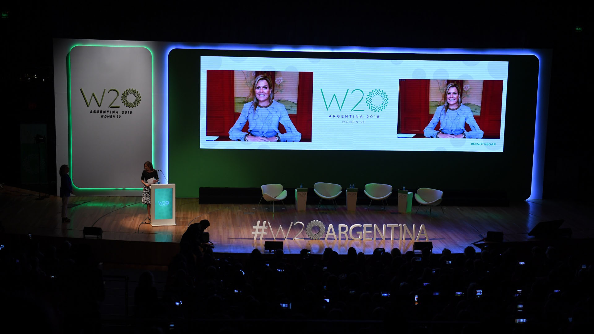 La reina Maxima participó de la Cumbre del W20 por videoconferencia