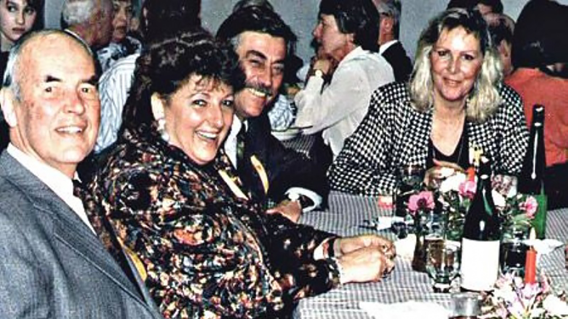 Erich Priebke y gobernador Carlos Soria