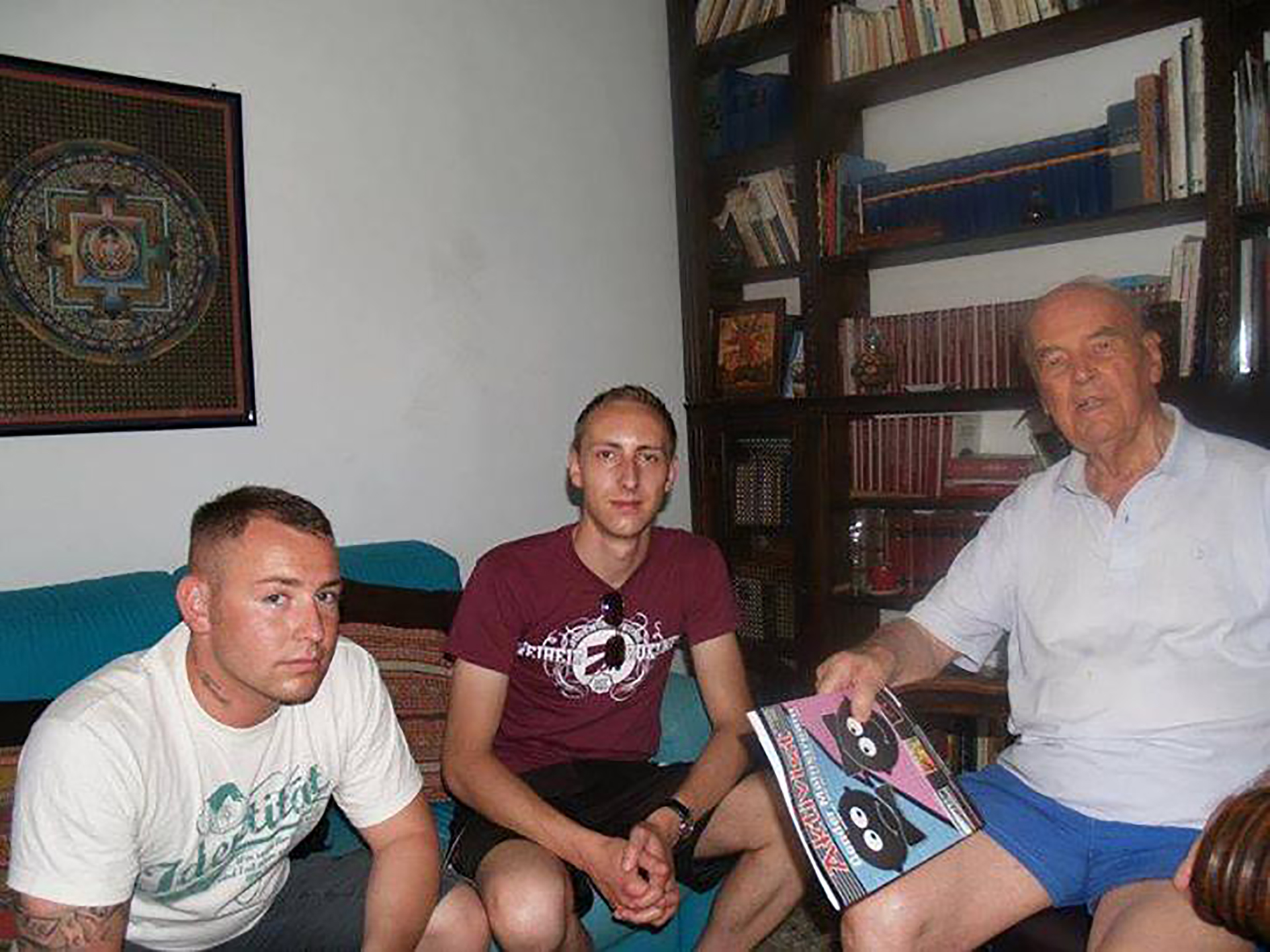 Erich Priebke recibía a jovenes “simpatizantes” en su casa en el sur de la Argentina.