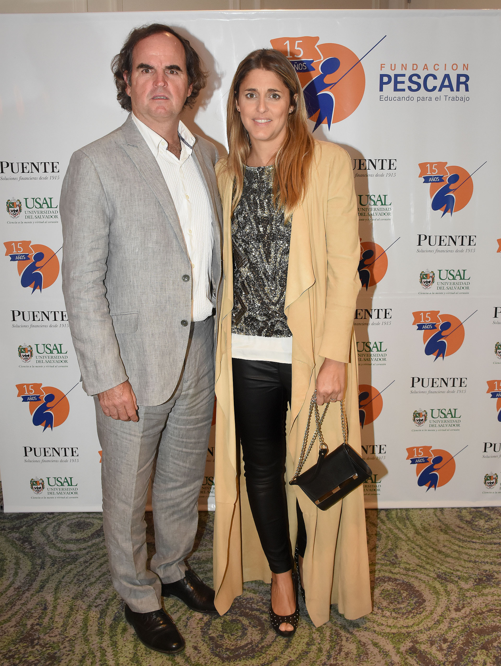 El polista Eduardo Heguy y su mujer Paz Manau