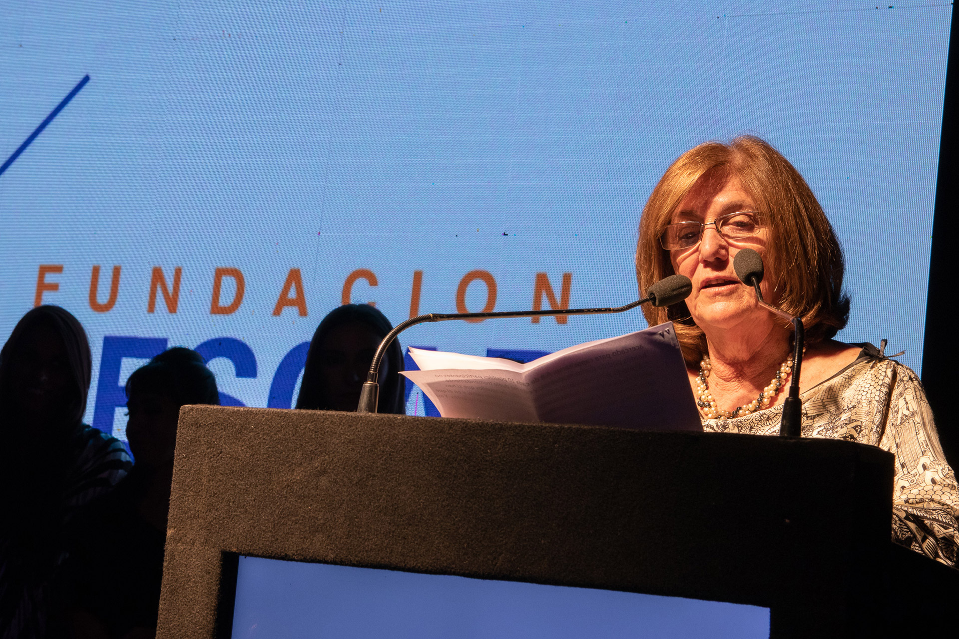 El discurso de Silvia Uranga, directora de la Fundación Pescar, una organización de la sociedad civil cuyo objetivo principal es formar a personas en situación de vulnerabilidad, para que puedan insertarse en el mundo del trabajo y diseñar un proyecto de vida realista