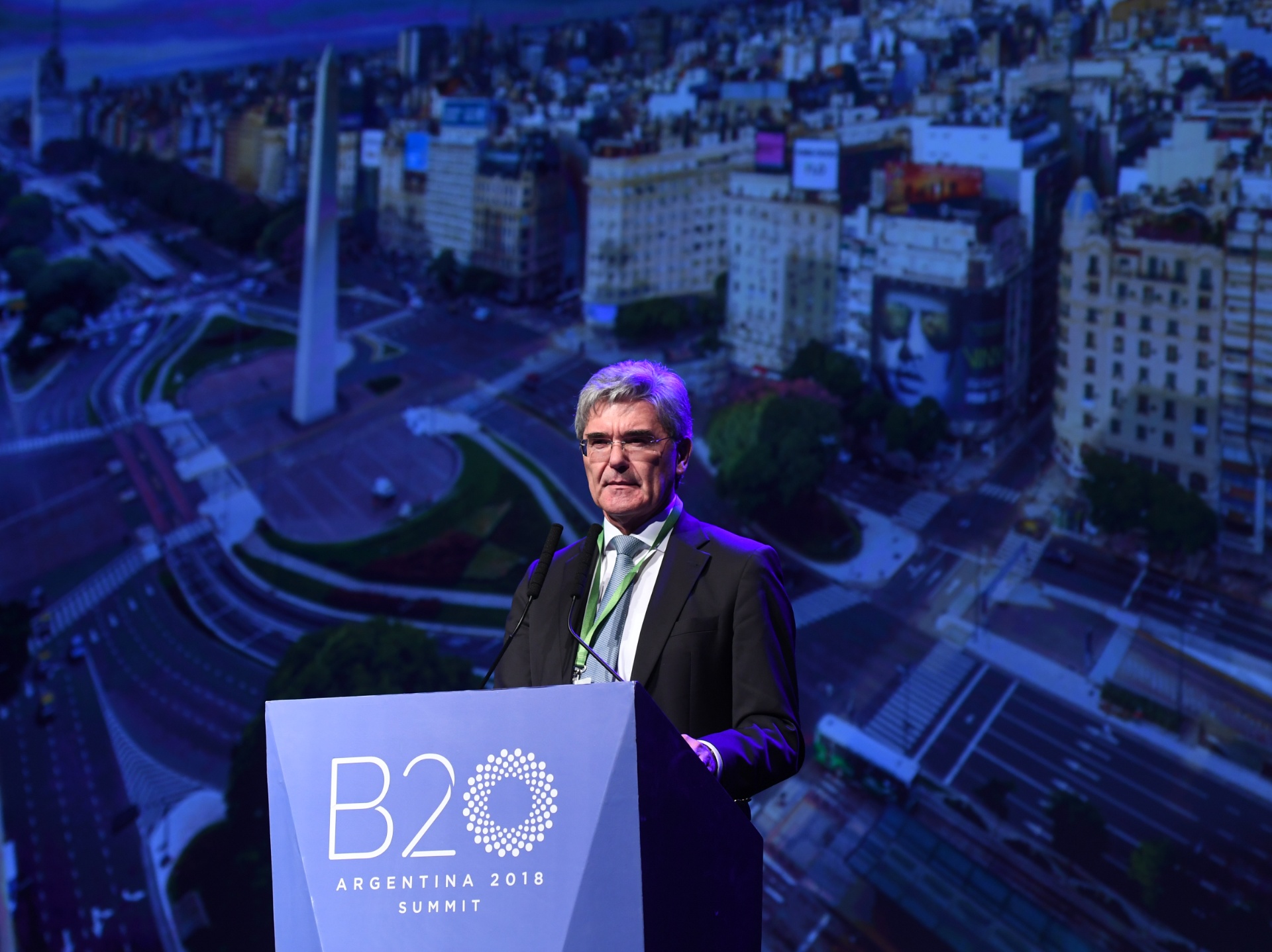 Joe Kaeser, CEO de Siemens (Maximiliano Luna)