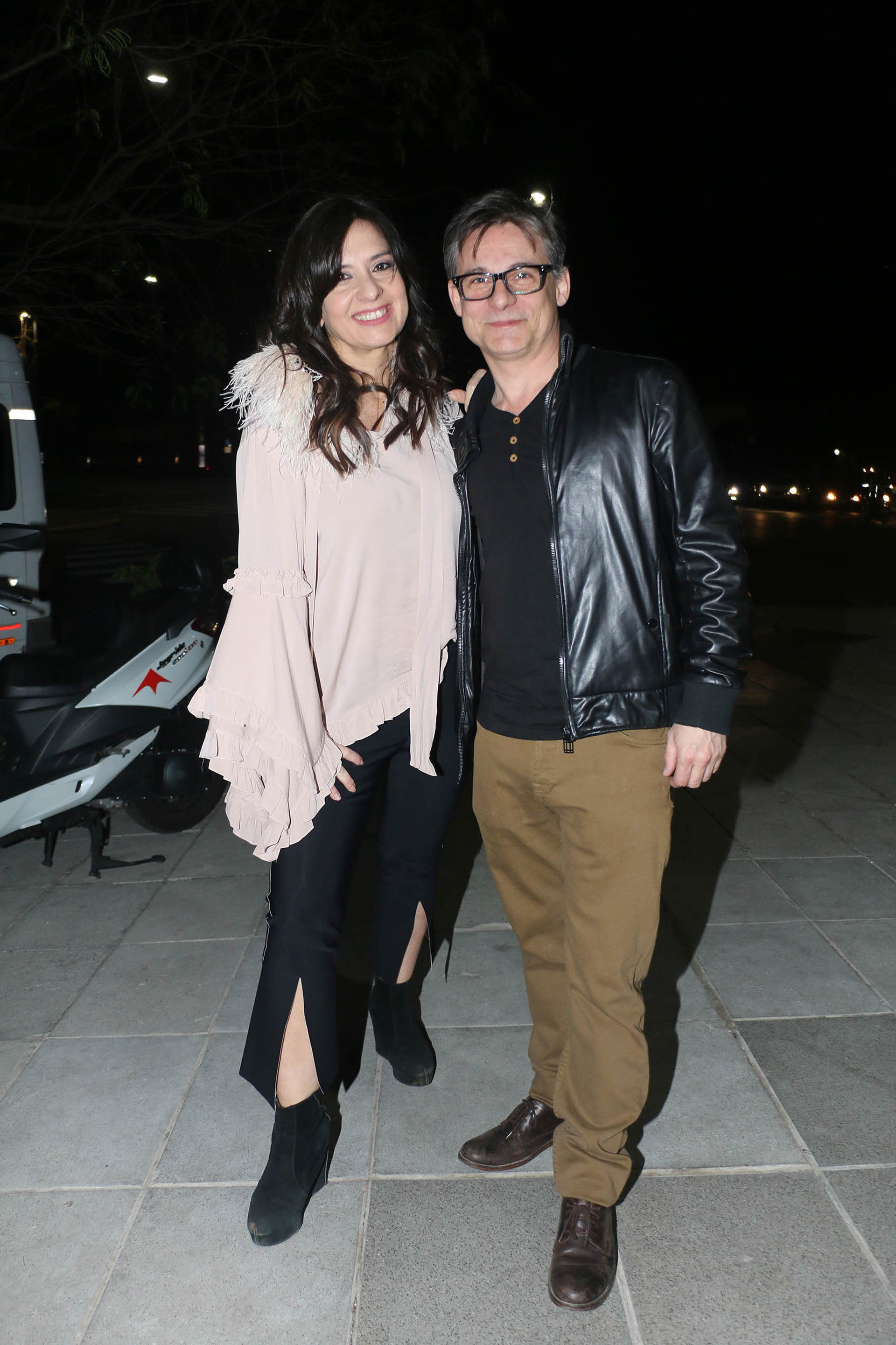Edith Hermida junto a “Batata”, su pareja