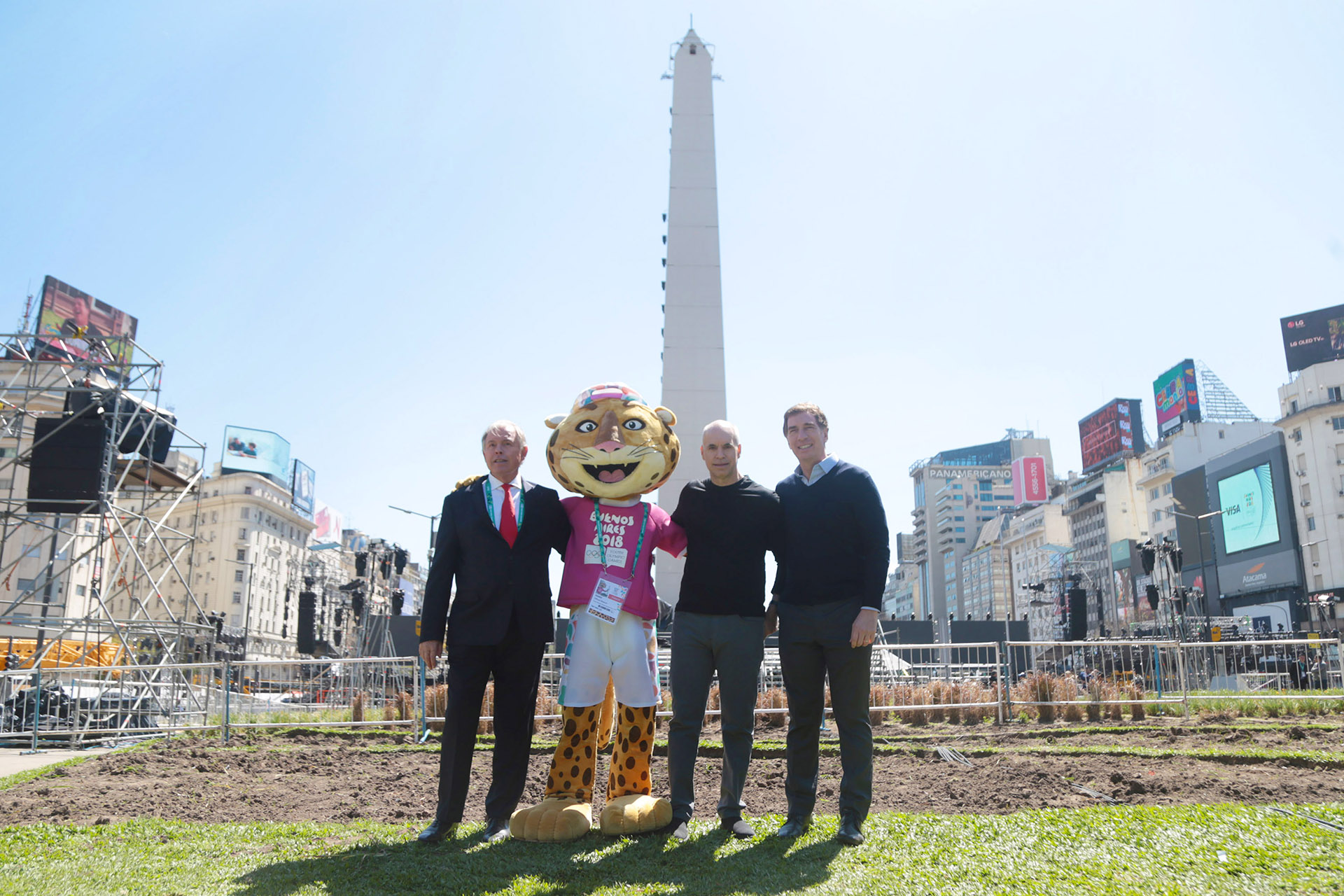 A las 18 comenzará la previa del show en pleno Obelisco (Prensa Ciudad de Buenos Aires)