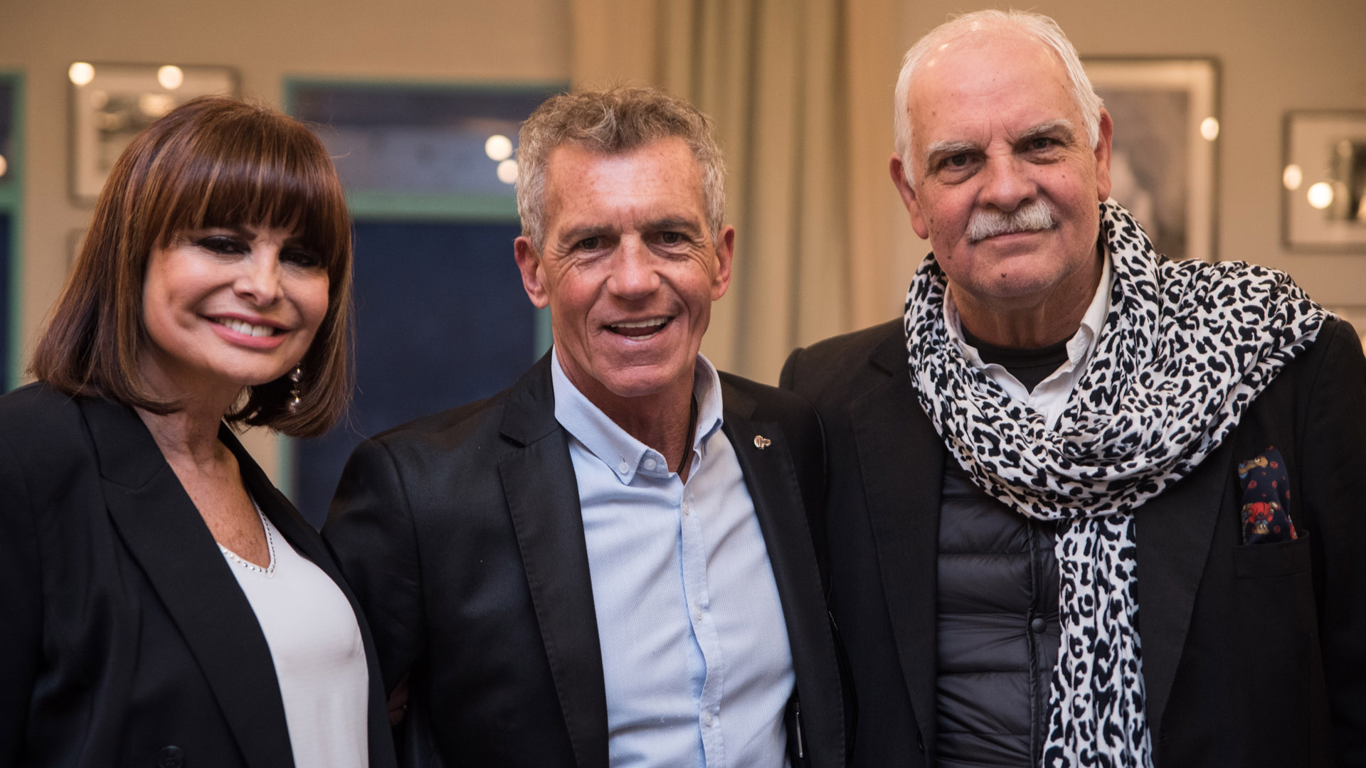 Lucia Miranda, Ricardo Piñeiro y Alejandro Bunse