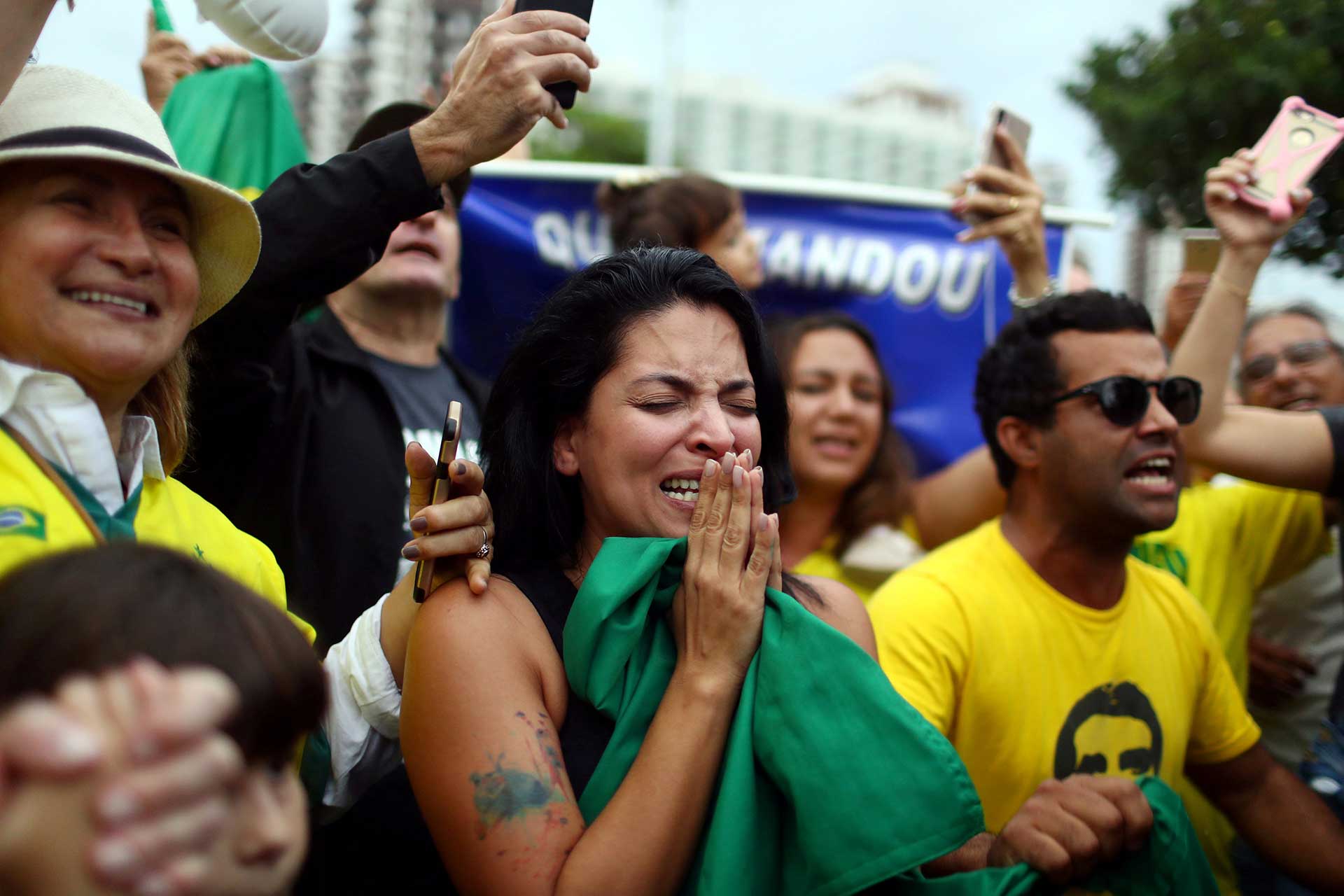 Otro de los segmentos donde Bolsonaro creció notablemente fue entre los electores evangélicos, que en el país con más católicos del mundo ya representan casi un tercio de la población