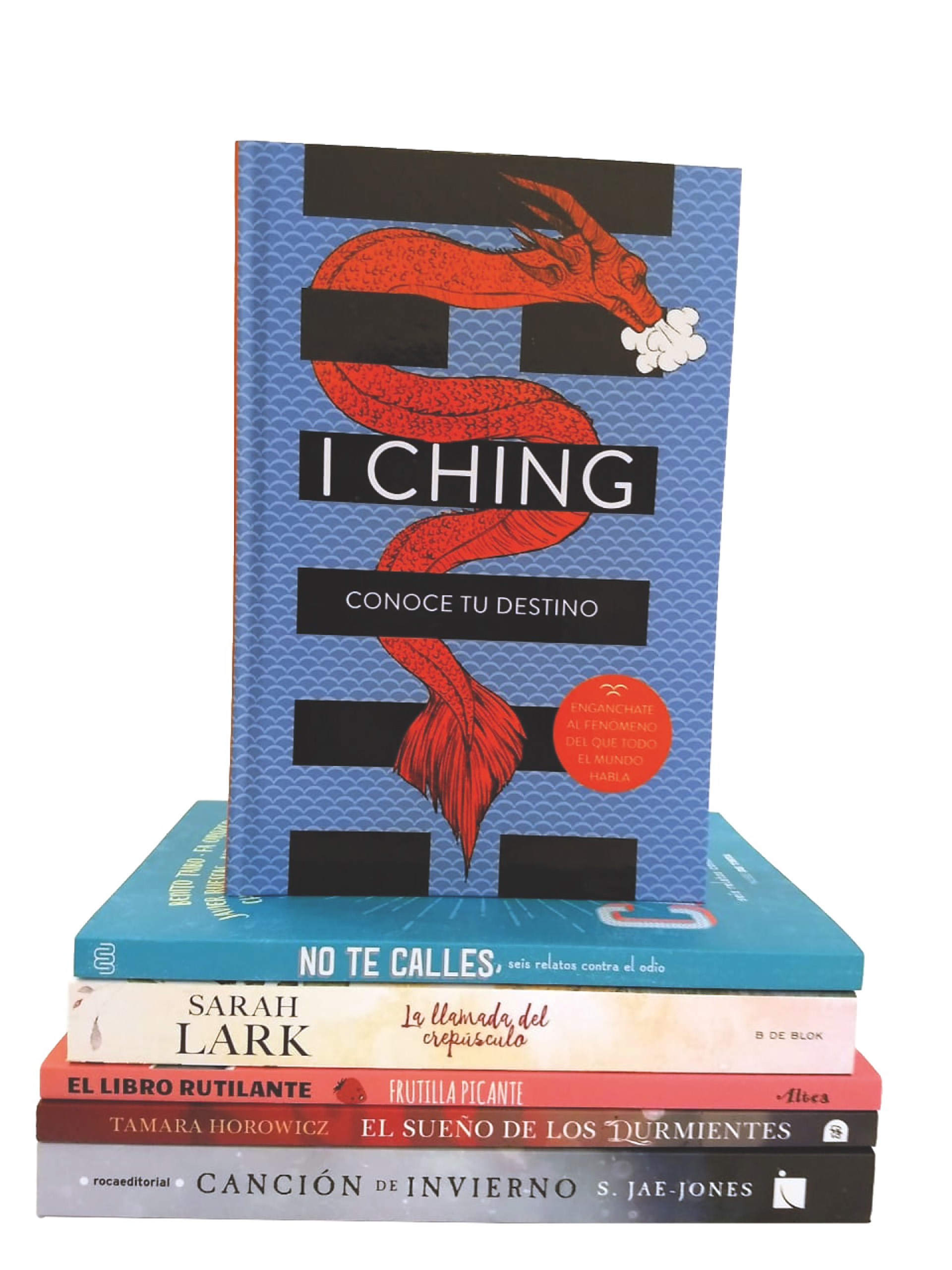 Canción de invierno (Rocaeditorial)El sueño de los durmientes (Destino) El libro rutilante (Altea)La llamada del crepúsculo (B de Blok) No te calles (Nube de tinta)I CHING: conocé tu destino (Alfaguara)