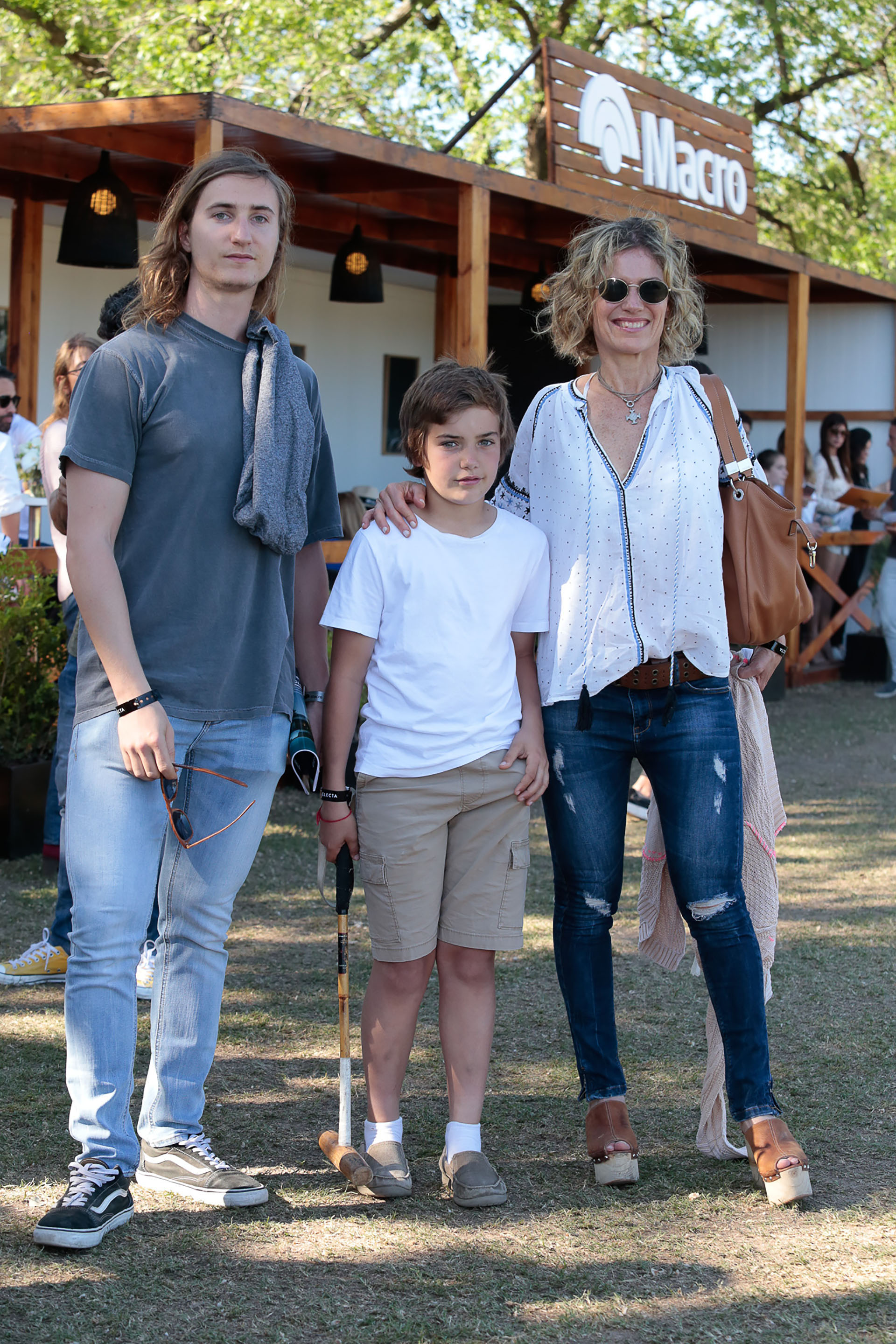 Maru Botana y sus hijos