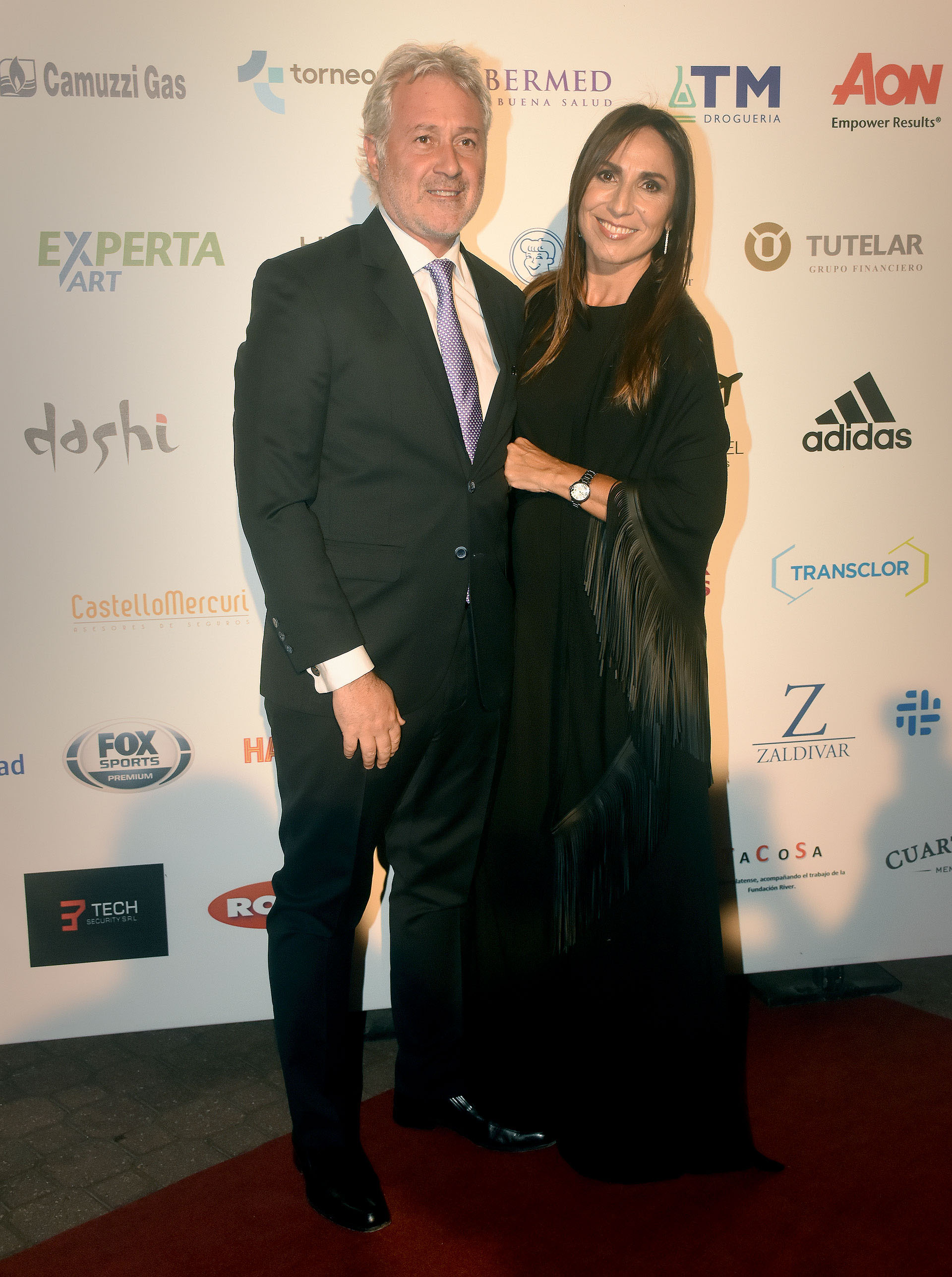 Matías Patanian, CEO de Aeropuertos Argentina 2000 y ex vicepresidente de River, junto a su mujer Karina