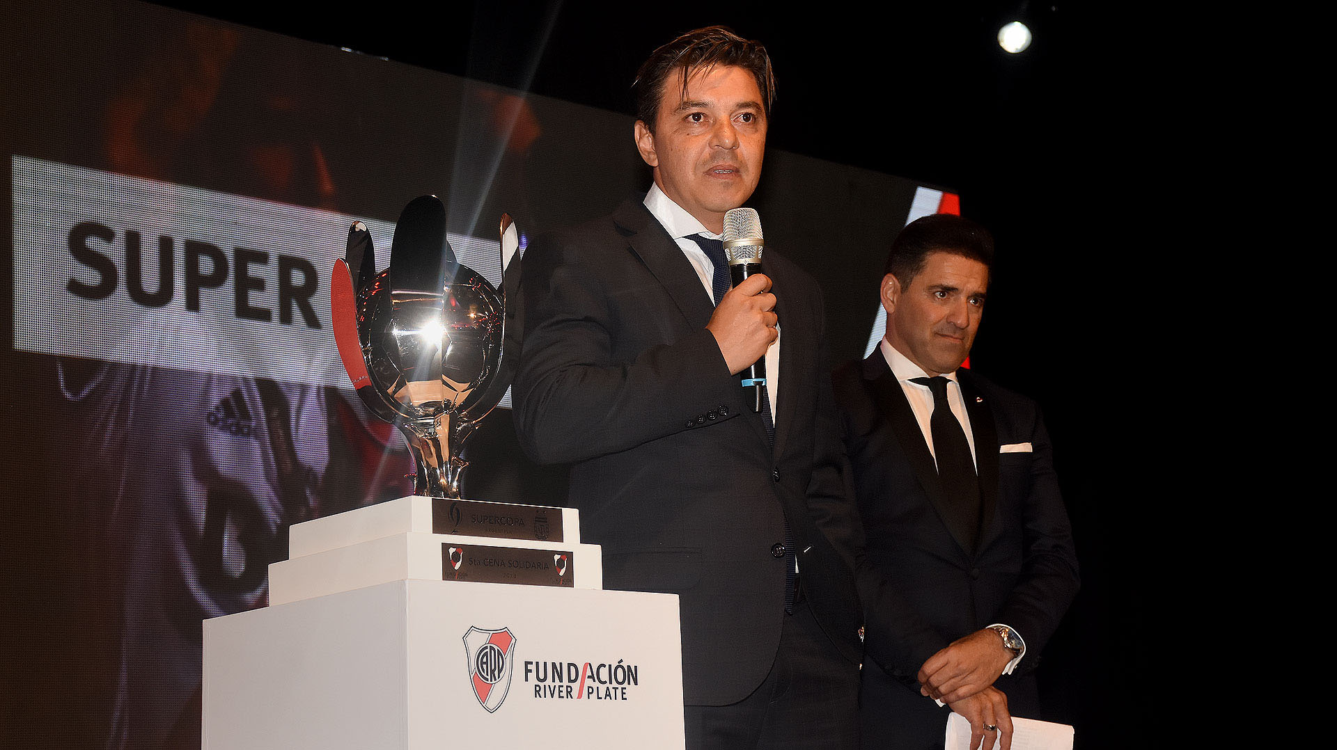 El entrenador de River, Marcelo Gallardo