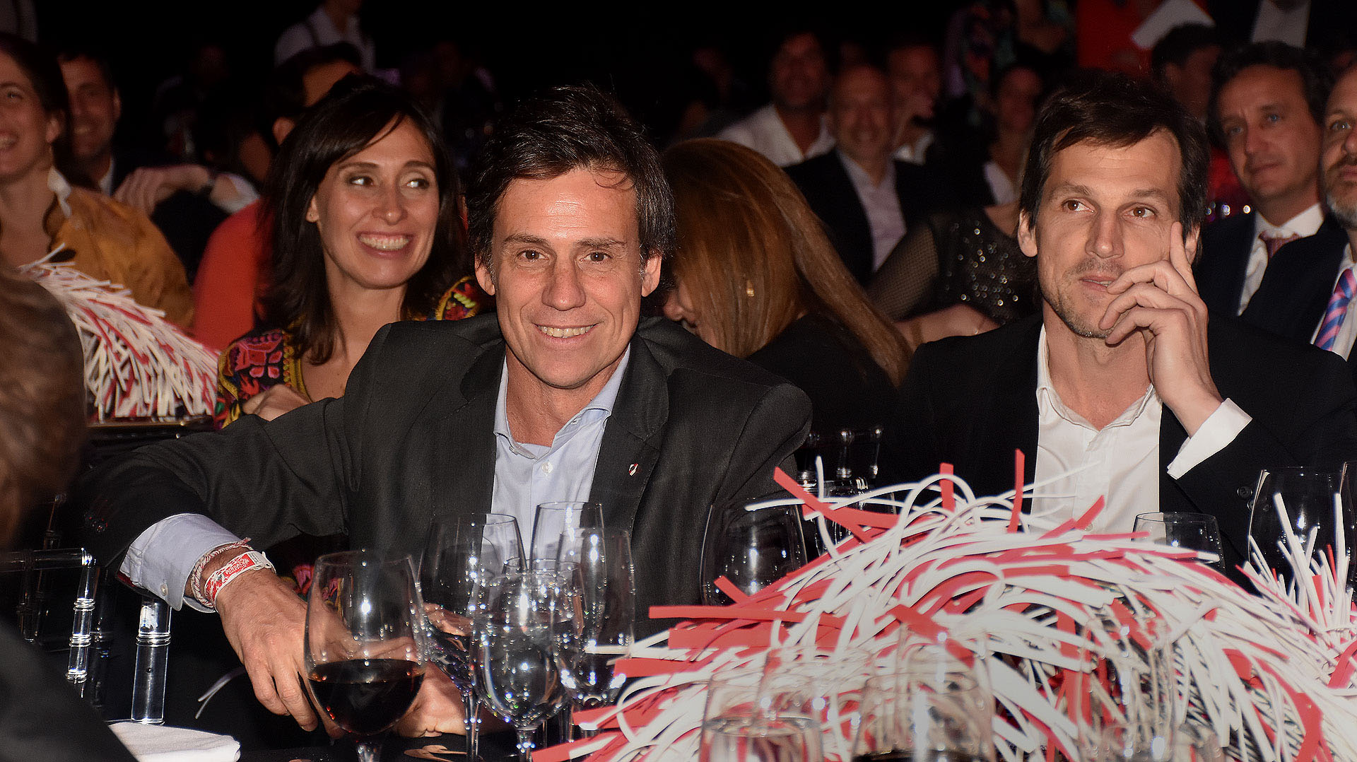 Santiago Poblet Videla, presidente de Relaciones Públicas de River y vocal titular; y Cruz Pereyra Lucena