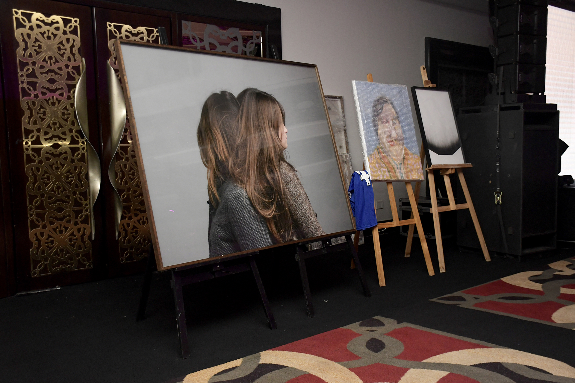 Se subastaron obras de arte para contribuir con la recaudación