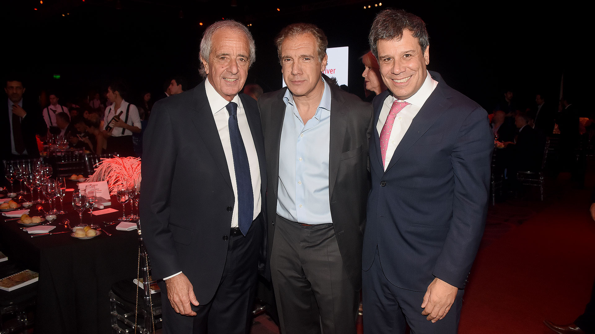 Rodolfo D’Onofrio, Daniel Hadad (fundador y CEO de Infobae) y Facundo Manes