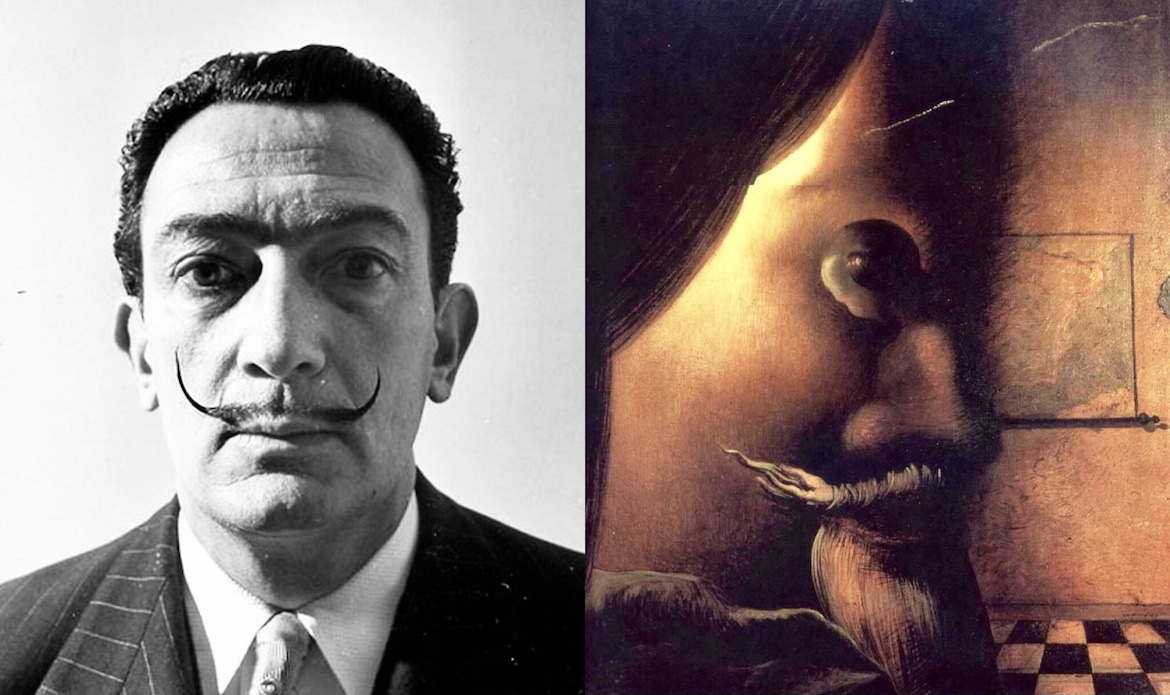 Salvador Dalí estaba fascinado por las imágenes engañosas y llegó a crear una propia con su “extraña mujer”
