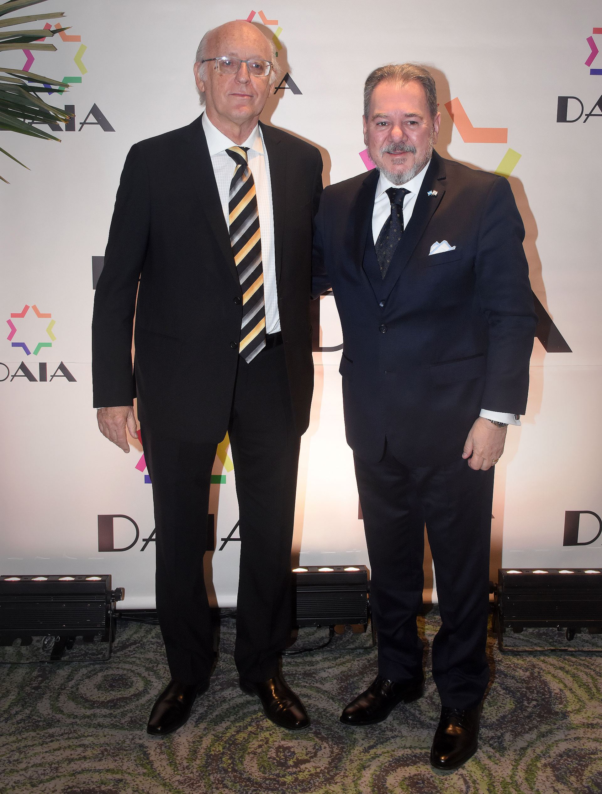 Alberto Indij junto a Mario Montoto, presidente de la Cámara de Comercio Argentino Israelí