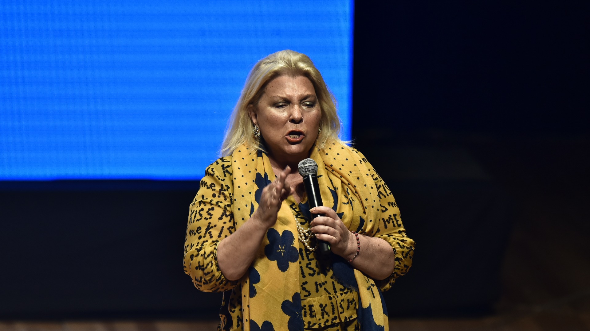 Carrió dijo que su sueldo de diputada no le alcanza para afrontar las gastos (Adrián Escandar)