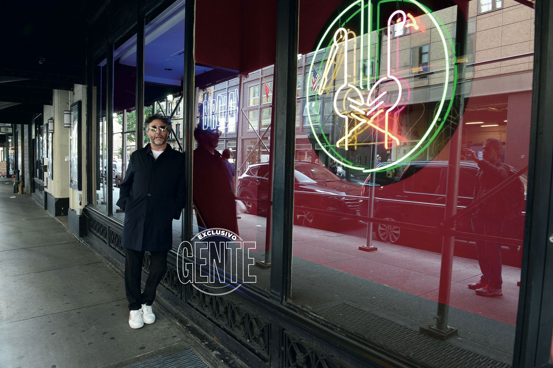 Paéz en el 315 de la 44th Street: la puerta del Birdland Jazz Club. “Una casa legendaria que abrió en 1949, por donde pasaron todos los grosos del género: Thelonious Monk, Miles Davis, Lester Young… ¡hasta Michel Petrucciani en los Ochenta! Se decís ‘jazz’ en Nueva York, decís Birdland o Blue Note, dos sitios maravillosos para visitar y disfrutar”.