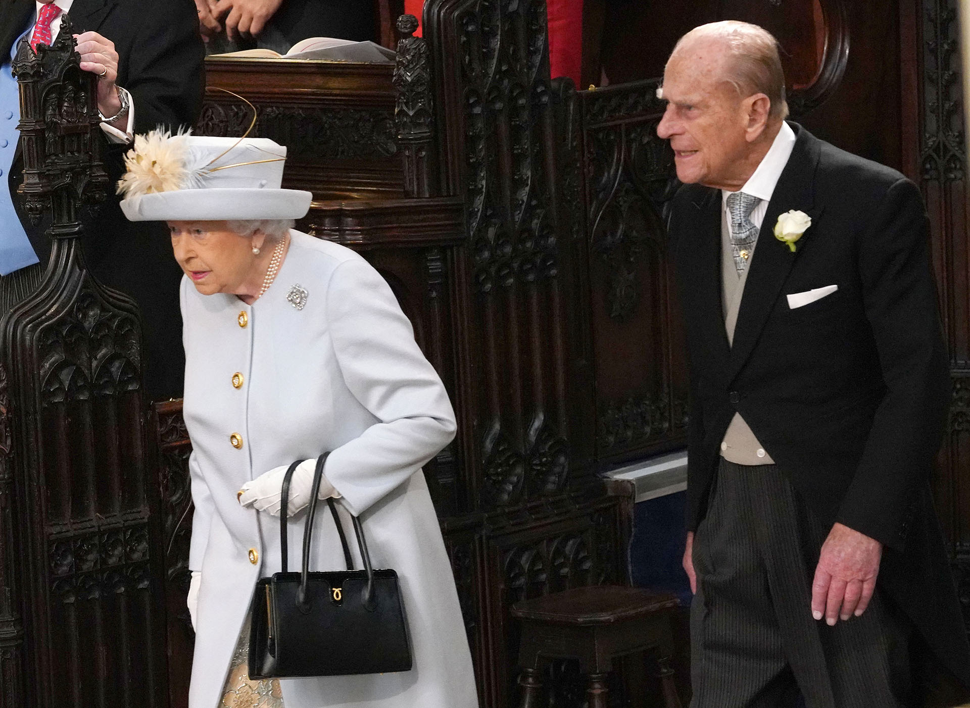 La reina Isabel y el Duque de Edimburgo