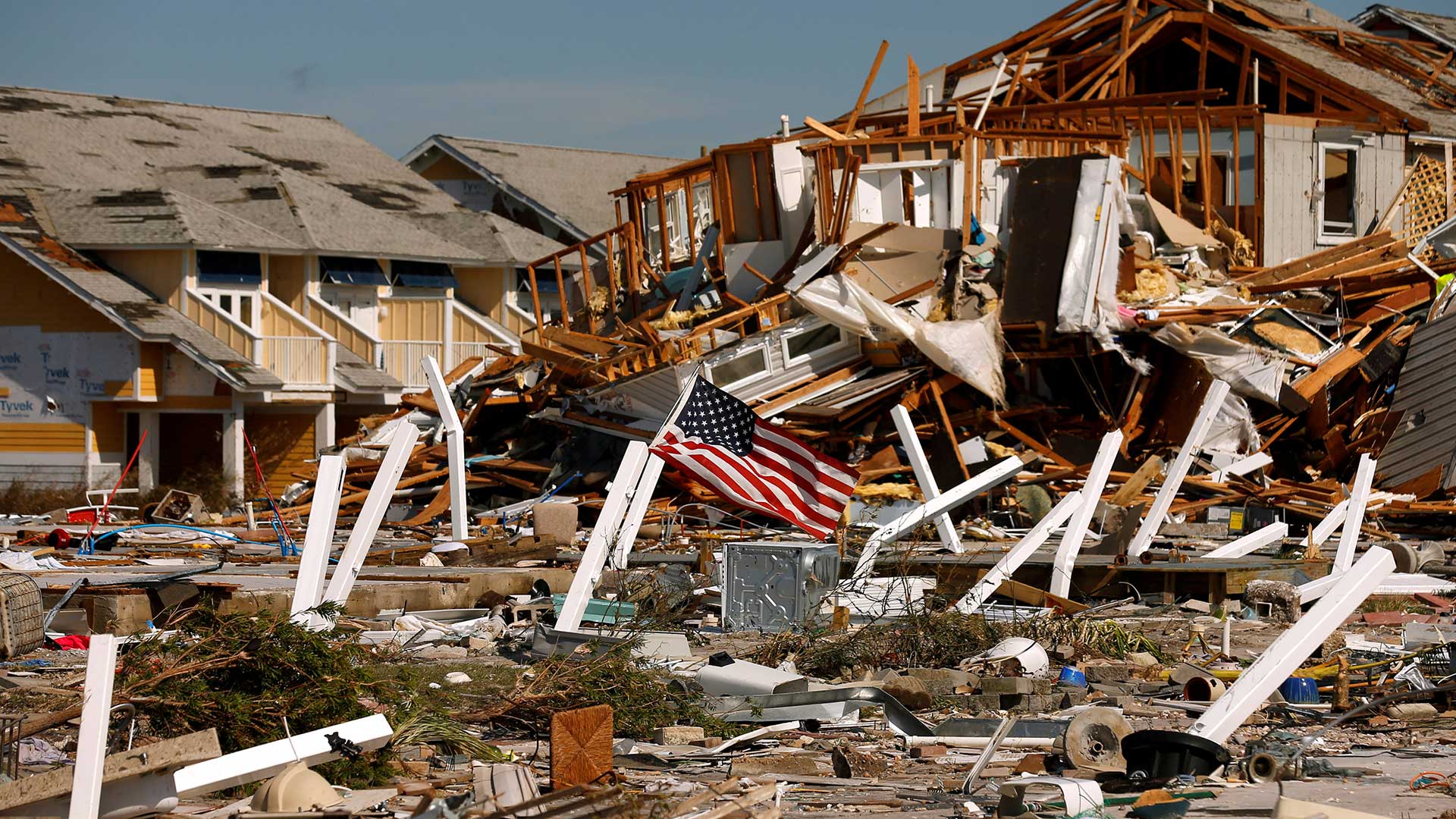 Mexico Beach tras el paso del huracán Michael (Reuters)