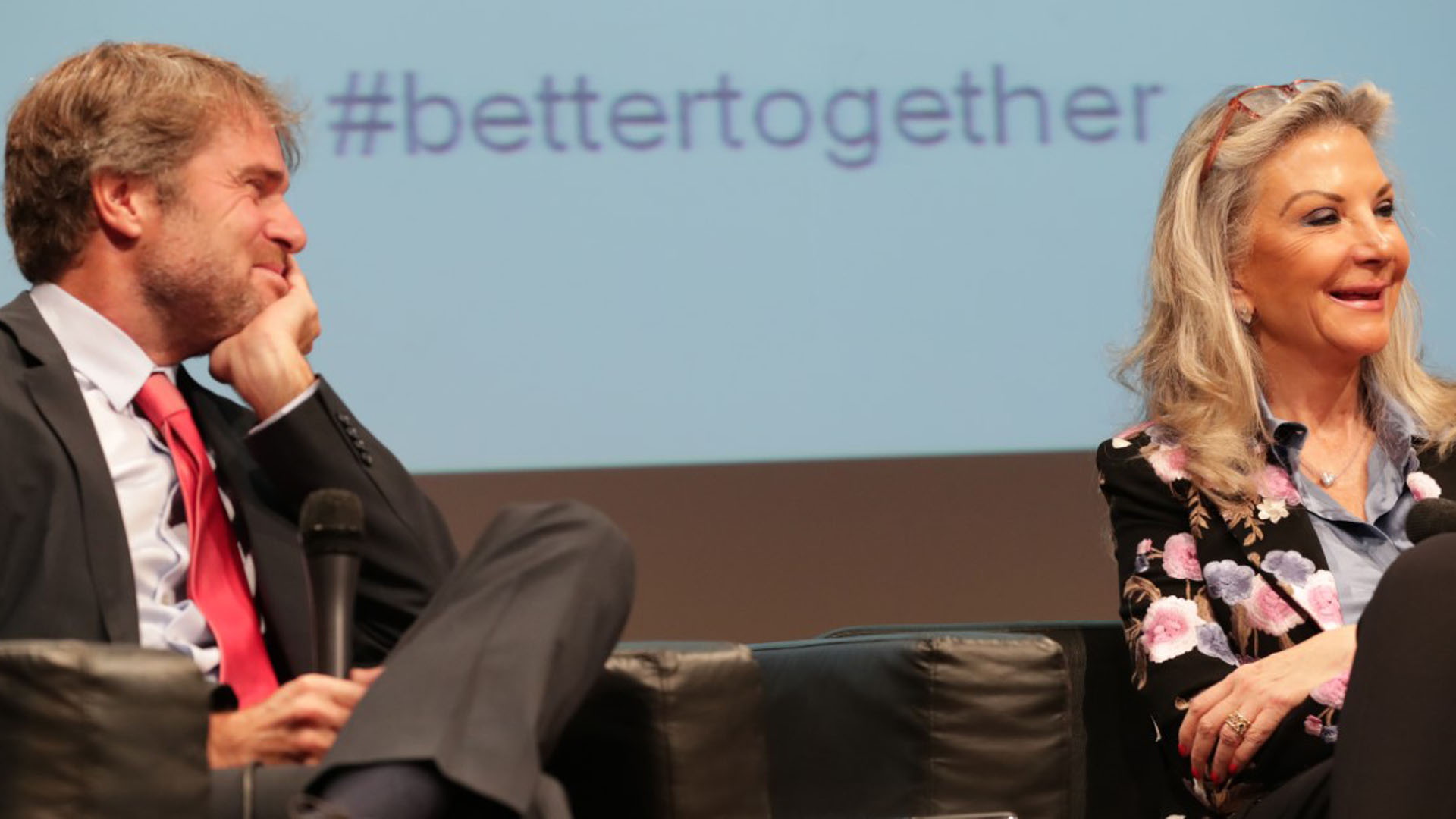 James Scriven (Ceo BID Invest) y Gina Diez Barroso (Ceo Grupo Diarq)