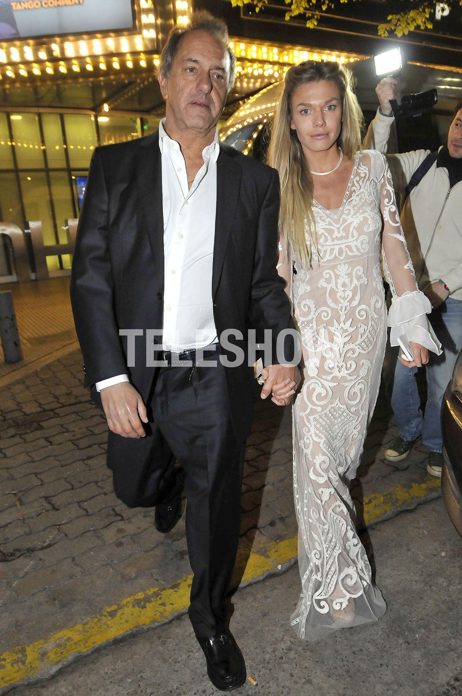 Daniel Scioli y Gisela Berger
