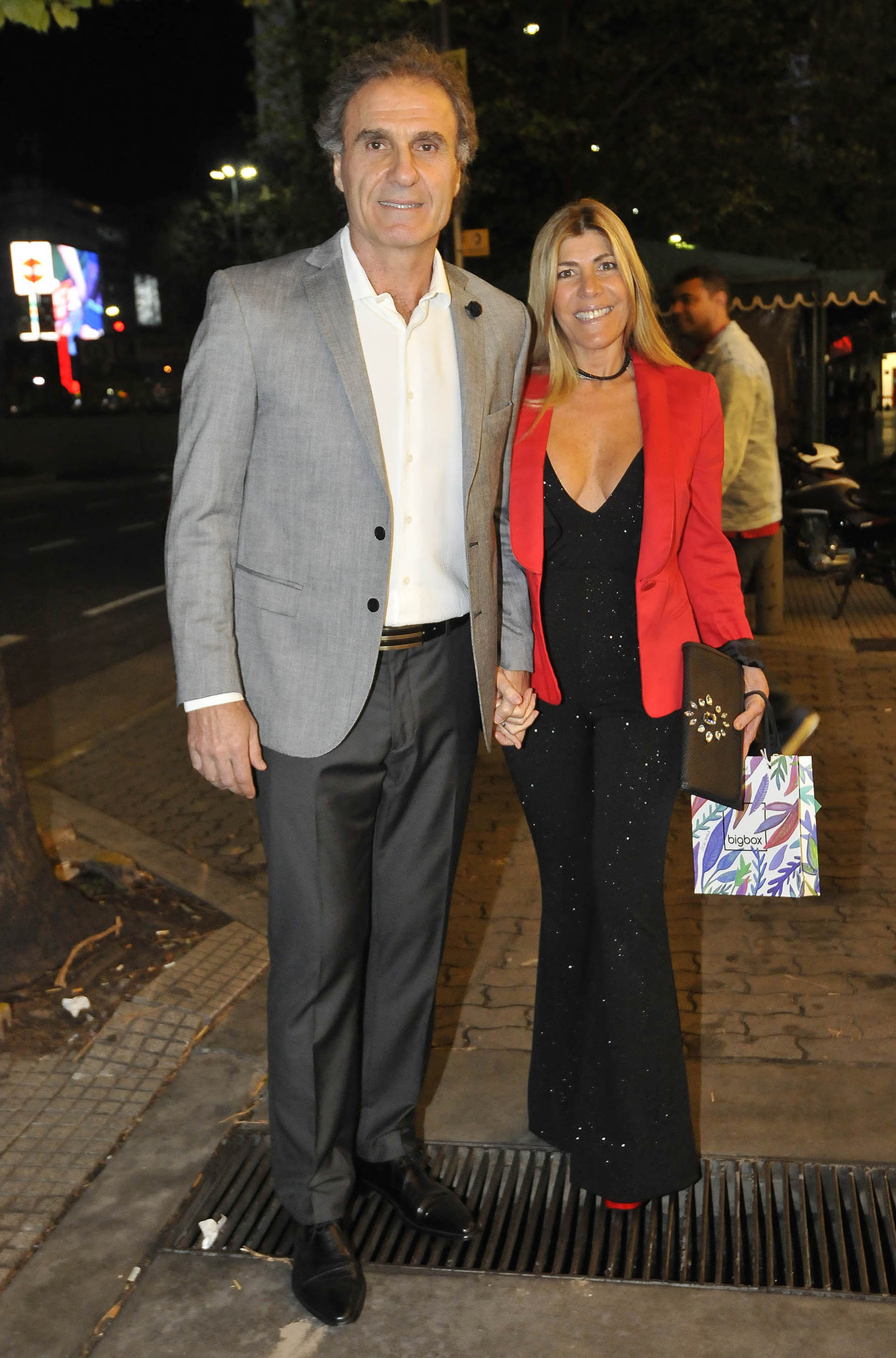 Oscar Ruggeri y su esposa, Nancy Otero