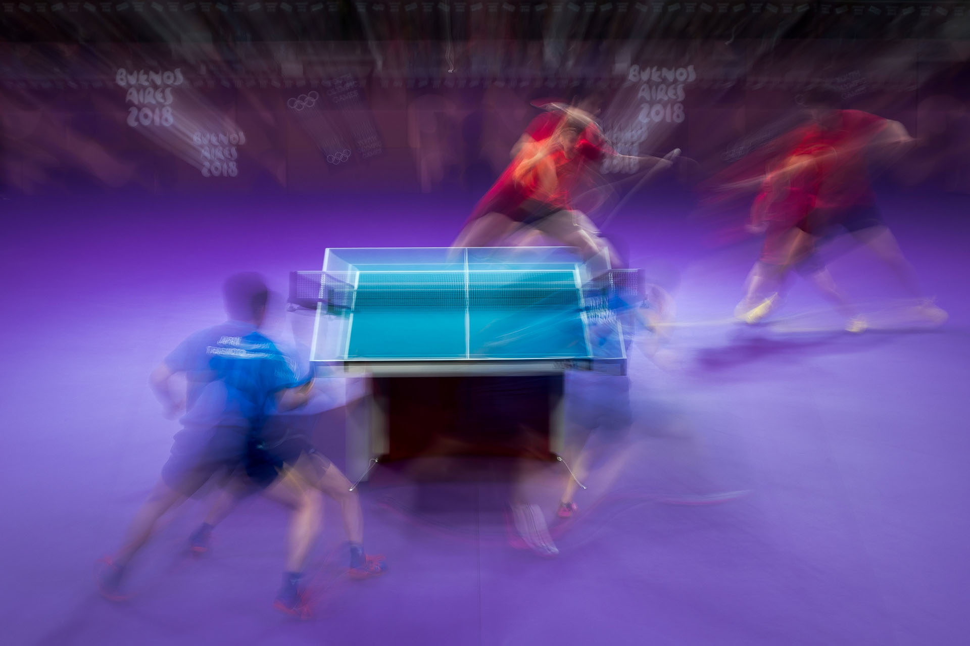 Las dupla japonesa enfrenta al dúo chino en tenis de mesa (Reuters)