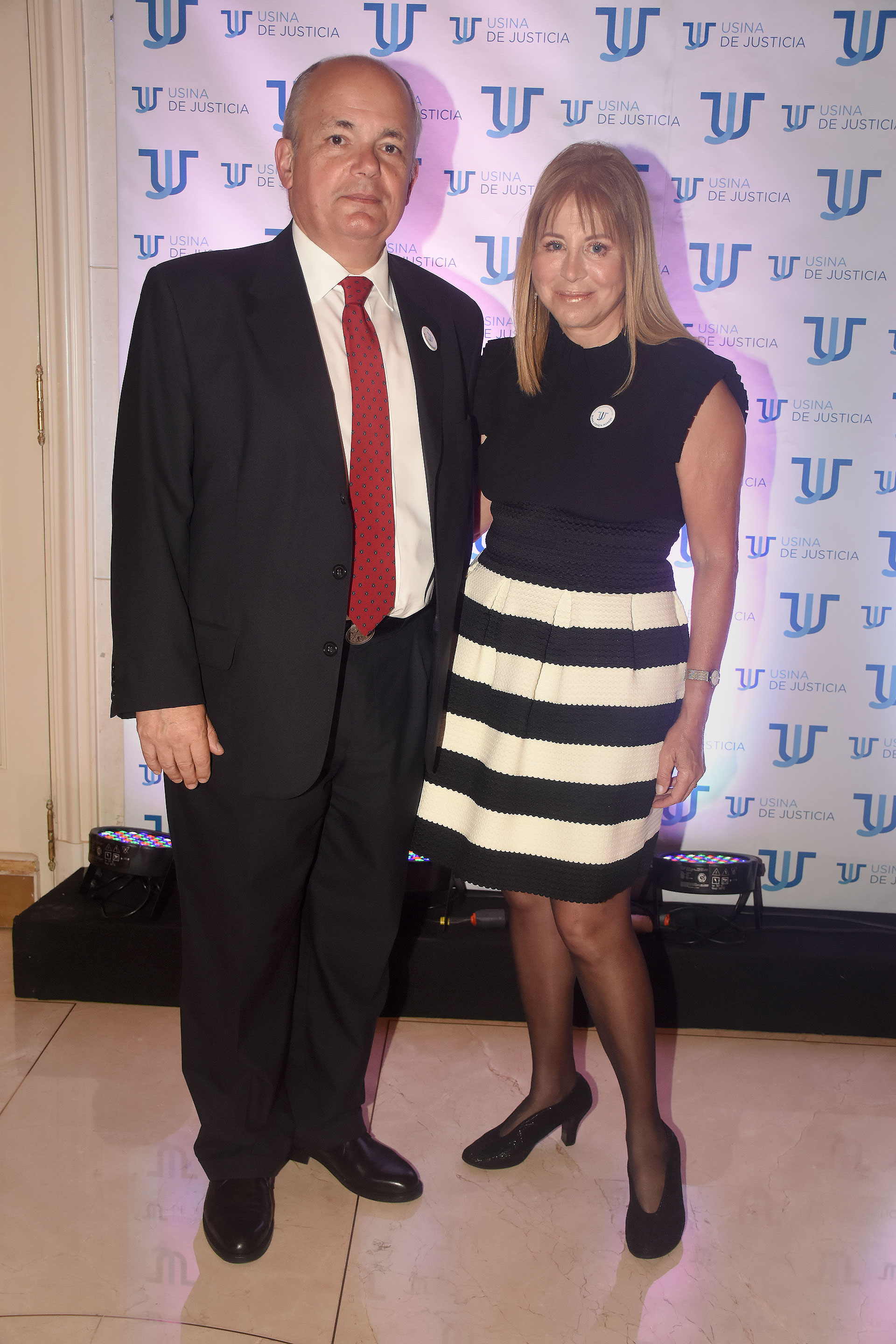 Diana Cohen Agrest junto al abogado y ex integrante del Consejo de la Magistratura, Alejandro Fargosi, miembro de Usina de Justicia
