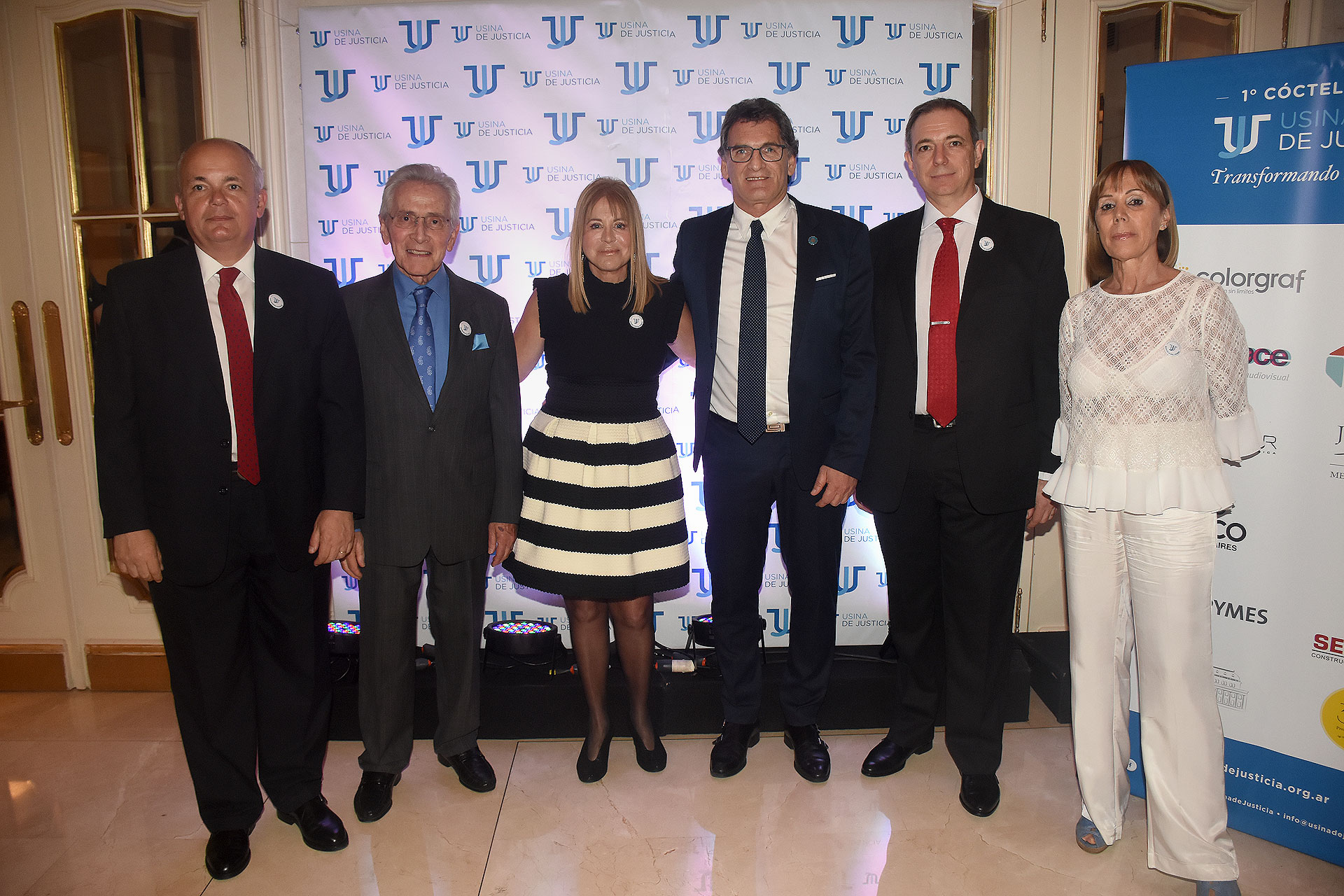 Alejandro Fargosi, Marcos Aguinis, Diana Cohen Agrest, Claudio Avruj, Franklin Rawson y Marcela Dal Verme