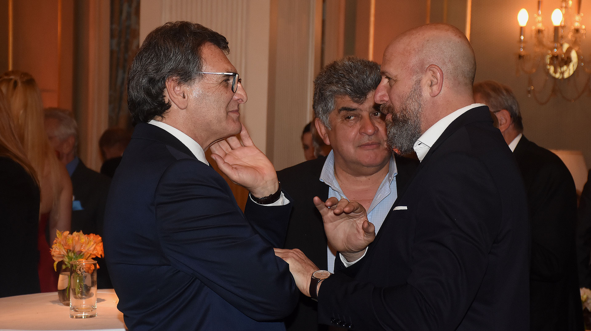 Claudio Avruj y el diputado Wado Wolff