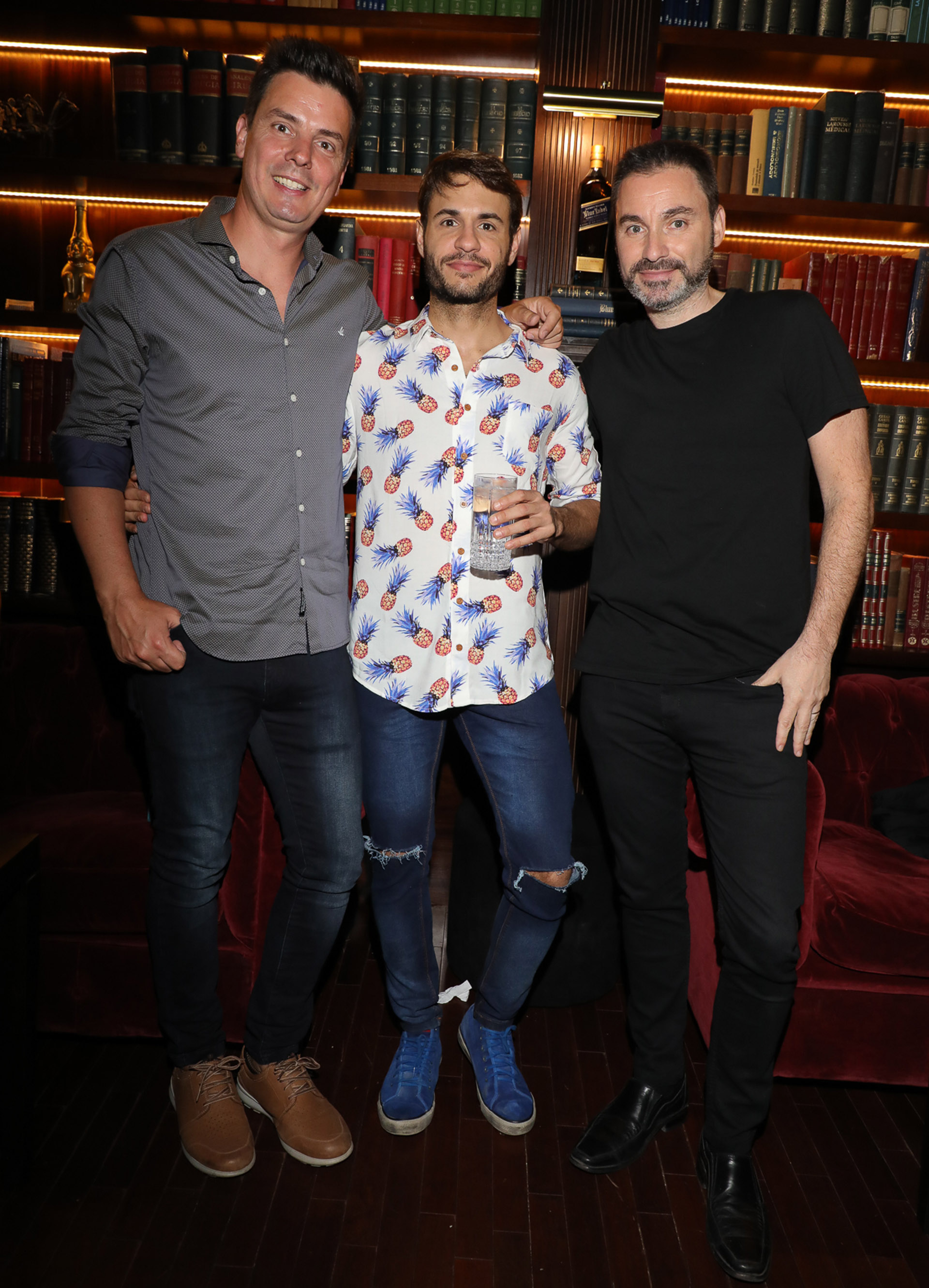 Santiago Zeyen, Tomás Dente y Ariel Wolman
