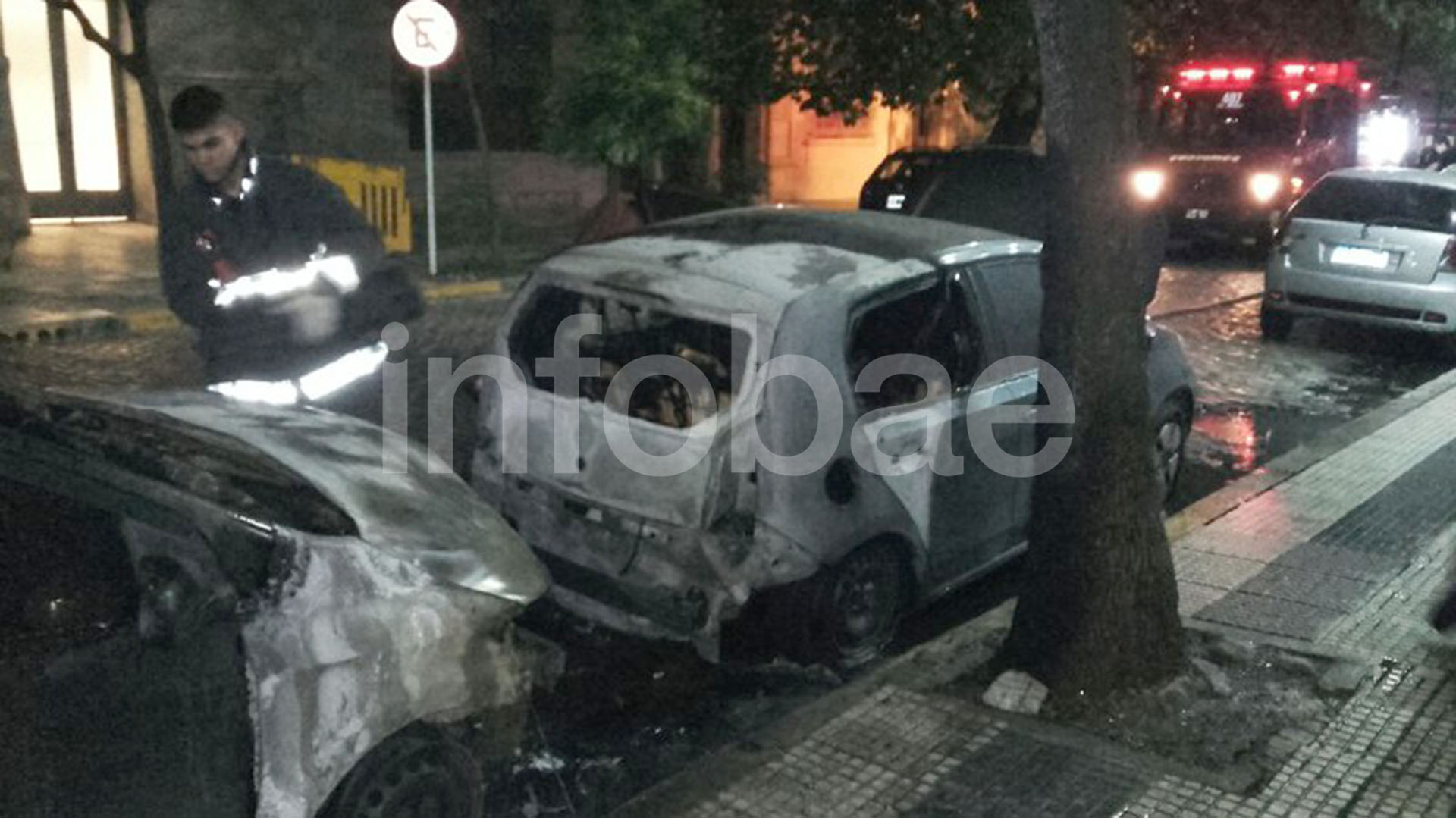El otro auto atacado