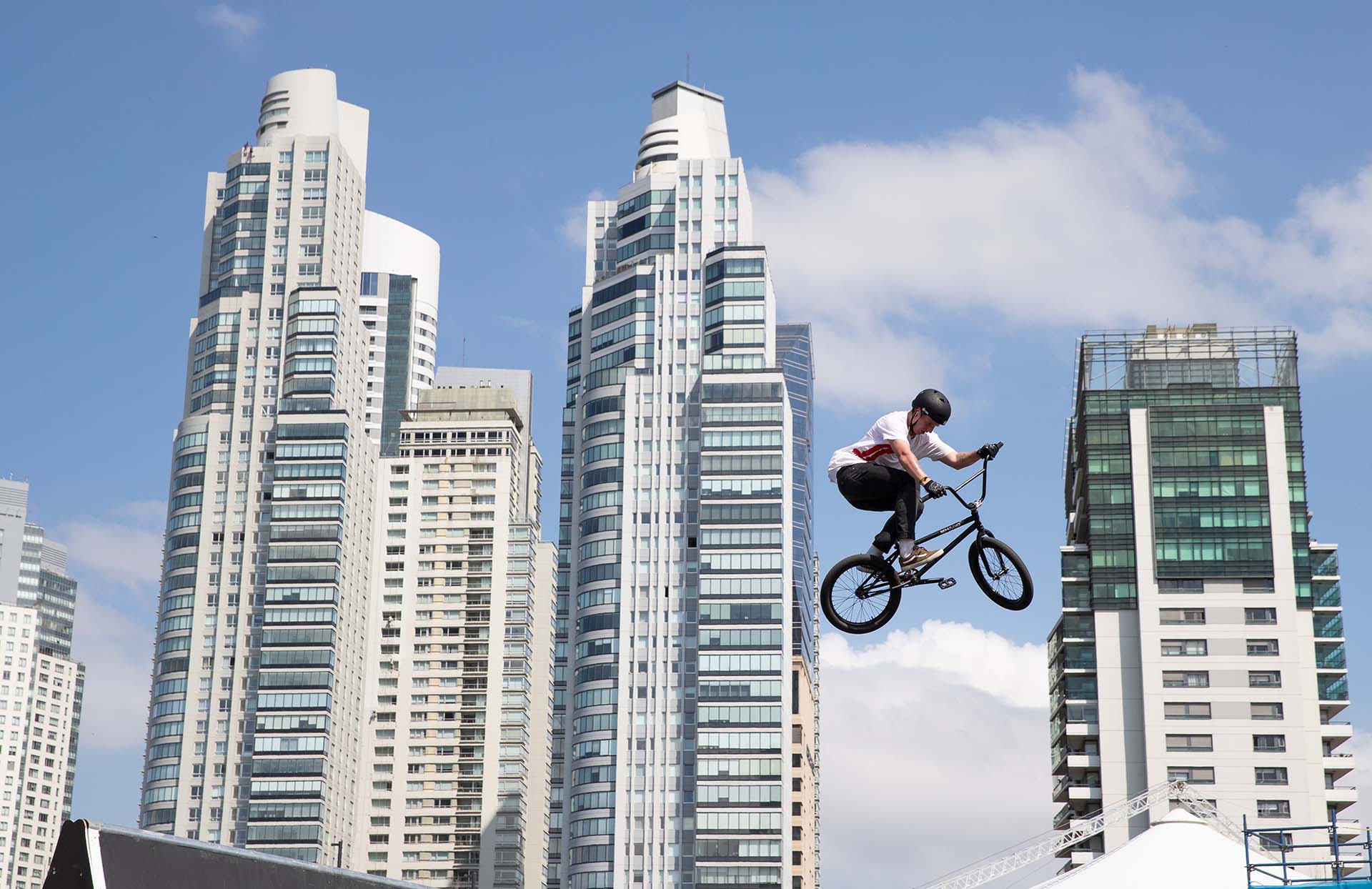 BMX fue una de las sensaciones del Parque Urbano de Puerto Madero (Foto: Ian WALTON / OIS/IOC / AFP)