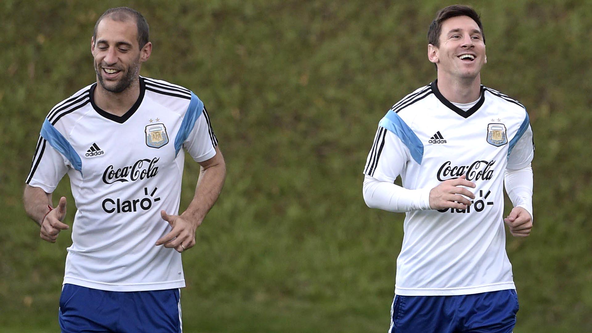 Zabaleta compartió la ciudad de Barcelona con Messi entre 2005 y 2008 (NA)