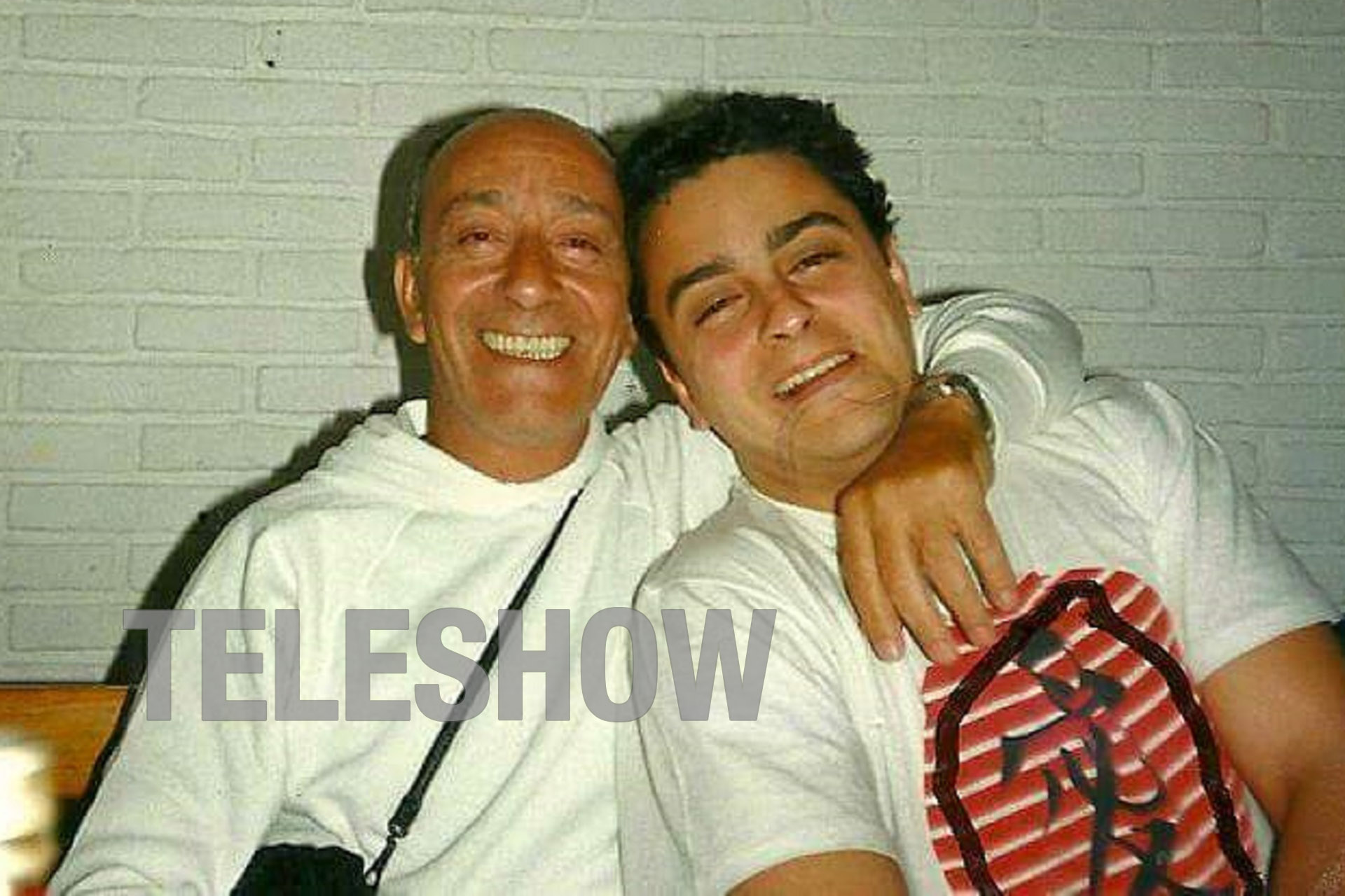 Javier junto a su padre Alberto Olmedo