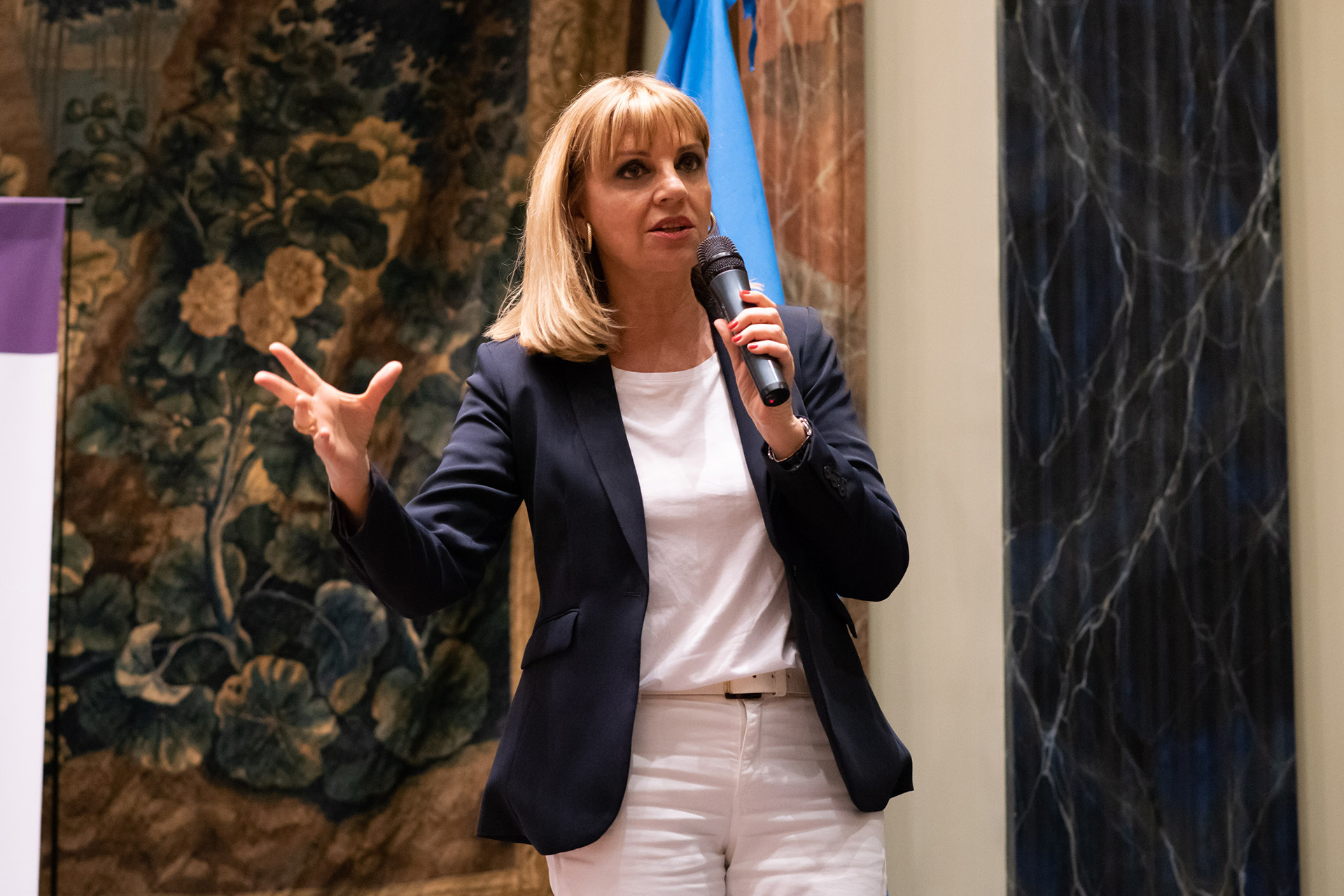 Teté Coustarot estuvo a cargo de la conducción de la entrega de premios