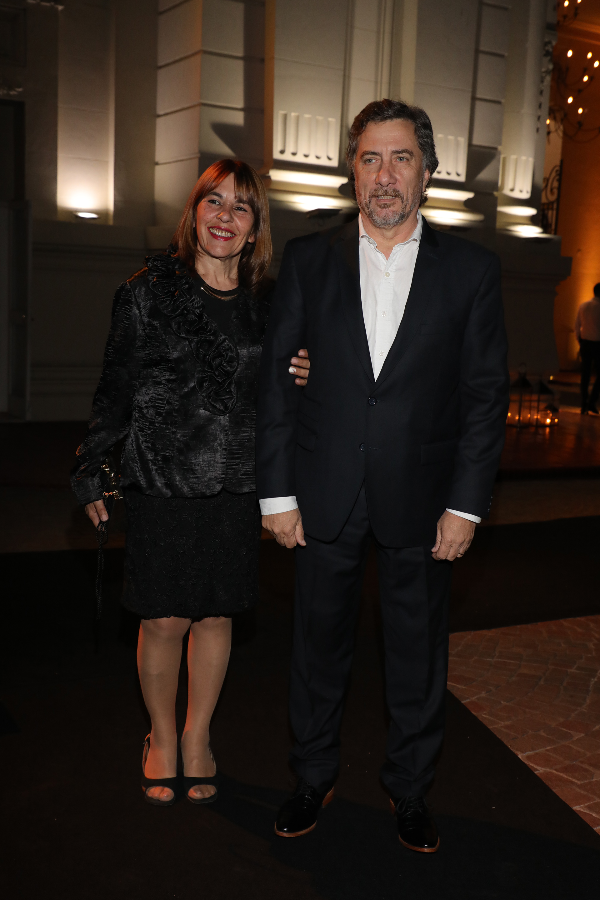 Oscar Bergese y su mujer