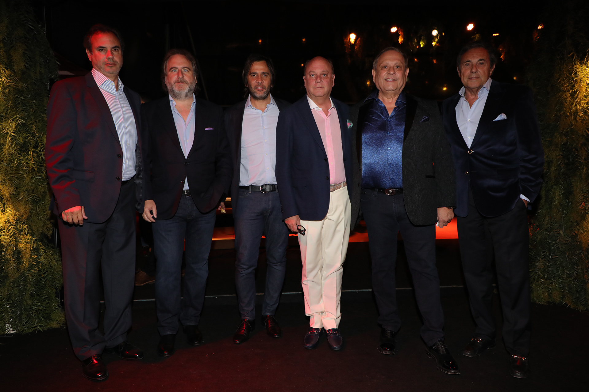 Rodolfo Smith Estrada, Tato Lanusse, Santiago Pando, Martín Cabrales, Néstor Abatidaga y Jorge Sánchez Cordova