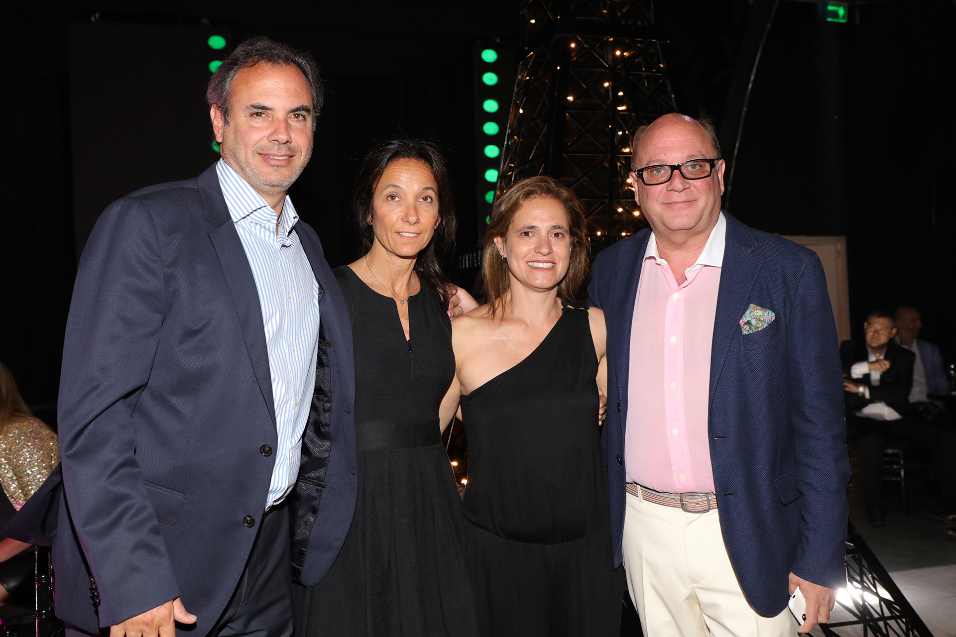 Rodolfo Smith Estrada y su mujer Valeria junto a Silvina Pueyrredon y Martín Cabrales