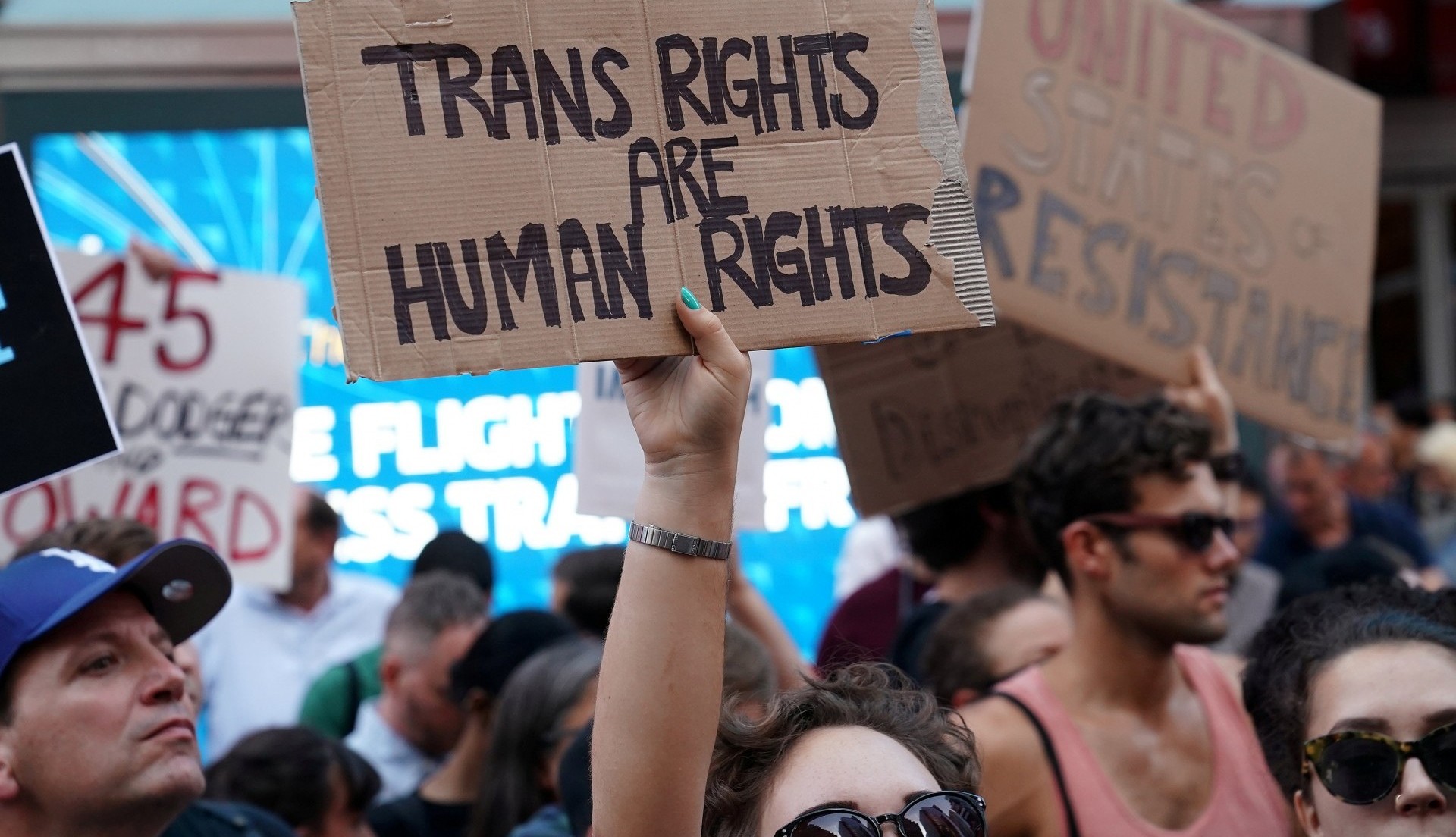 Una protesta a favor de los derechos de los transgénero en Nueva York (Reuters)