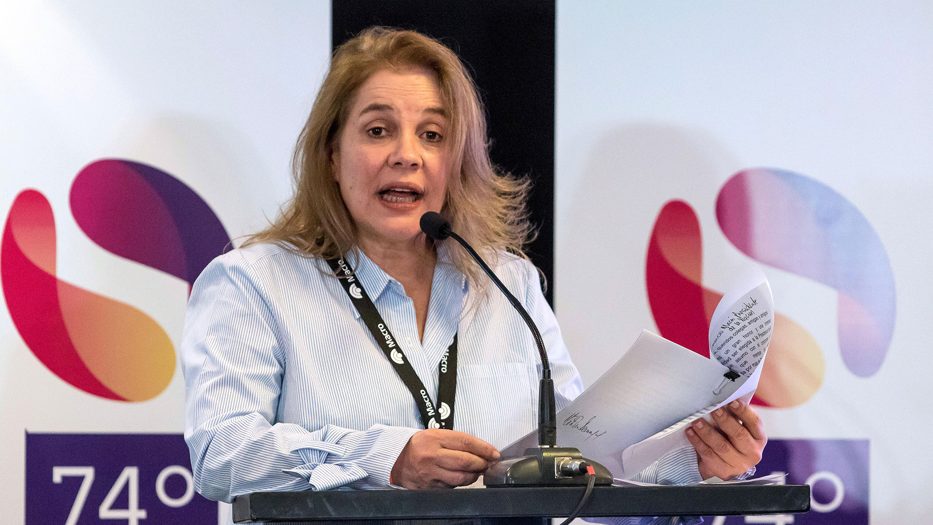 María Elvira Domínguez presidirá la delegación de la SIP (EFE)